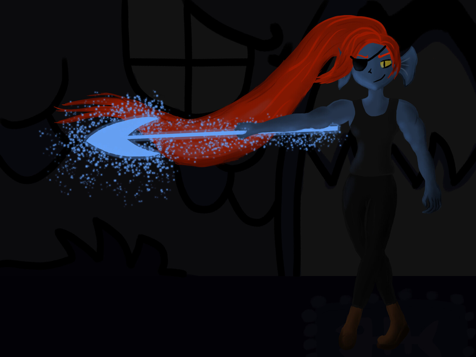 ArtStation - Undertale Undyne Fan Art