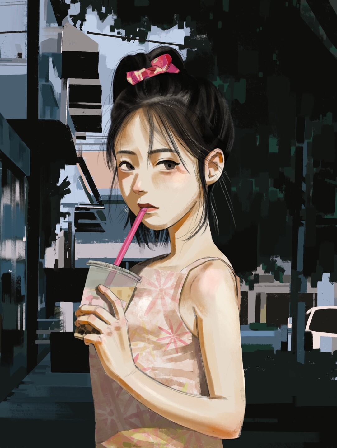 ArtStation - girl illustration