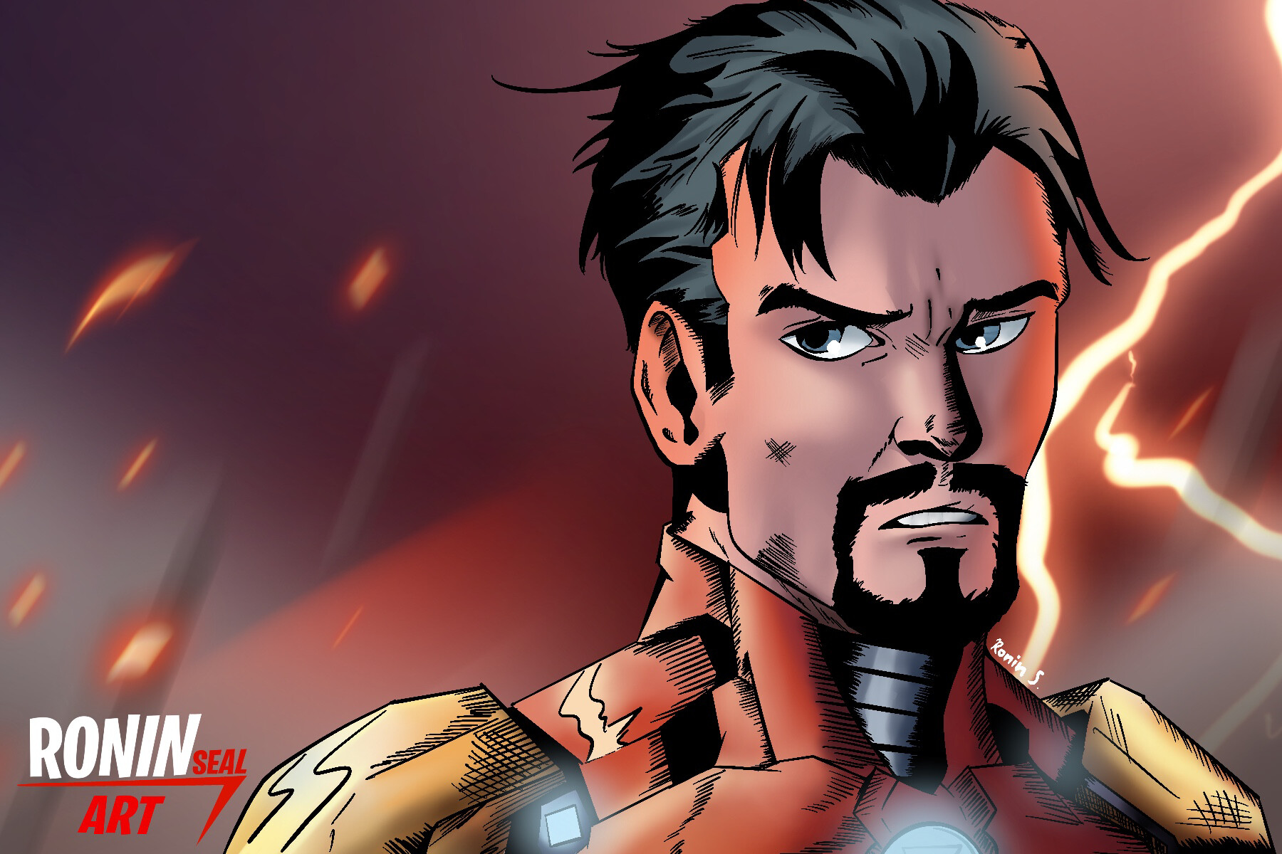 ArtStation - Iron Man Comic Study