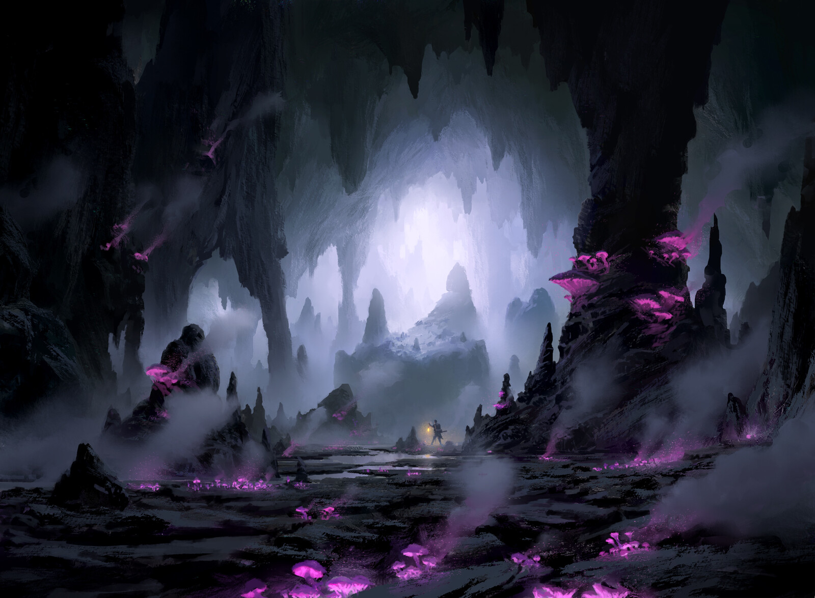 As a plague ravages the world above, you've made your way into the Underdark in search of a fungal panacea.