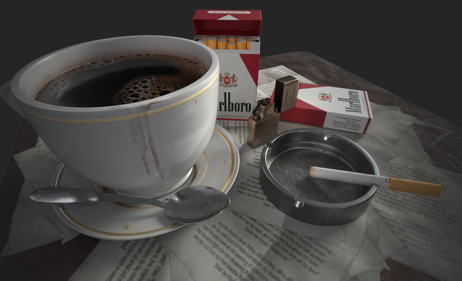 Coffee Table Scene