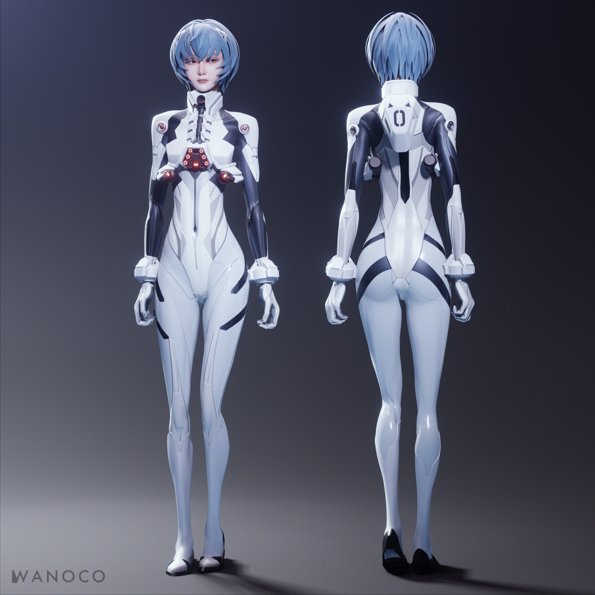 rei evangelion suit