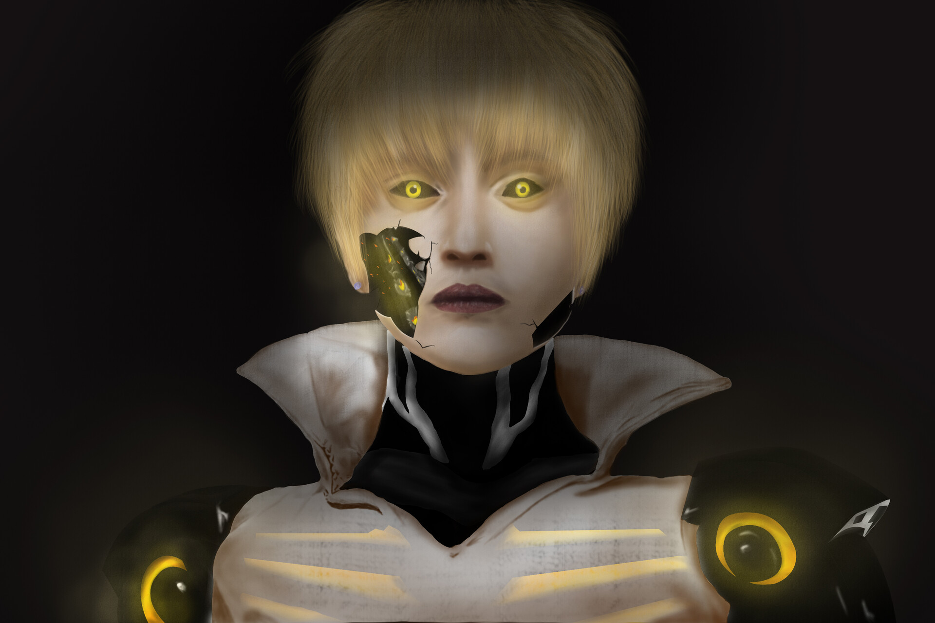 ArtStation Genos from One Punch Man