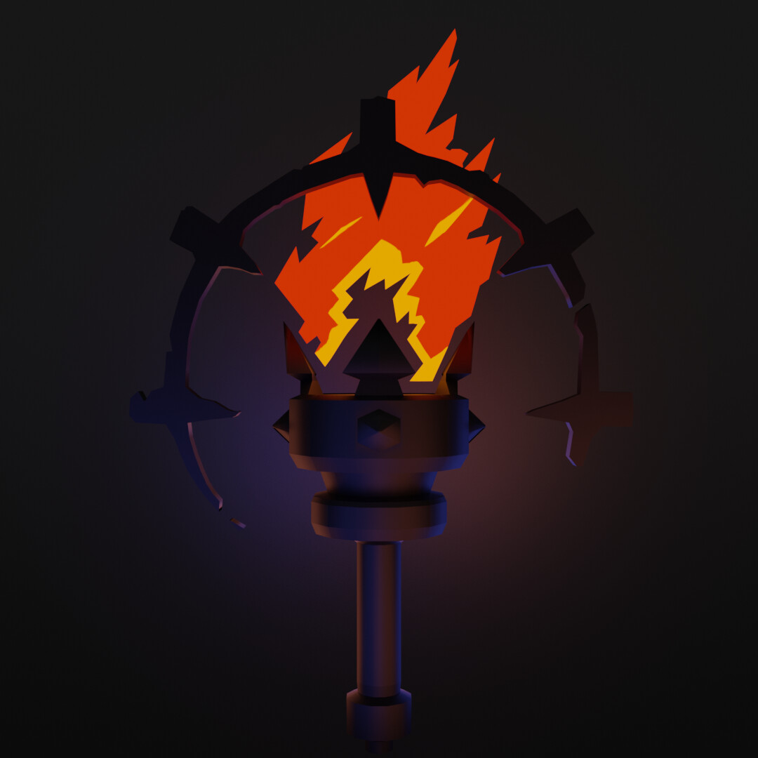 ArtStation Darkest Dungeon 3D Logo