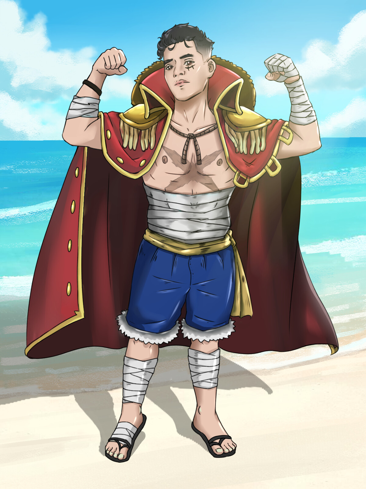 ArtStation - A Man in Luffi Costume!