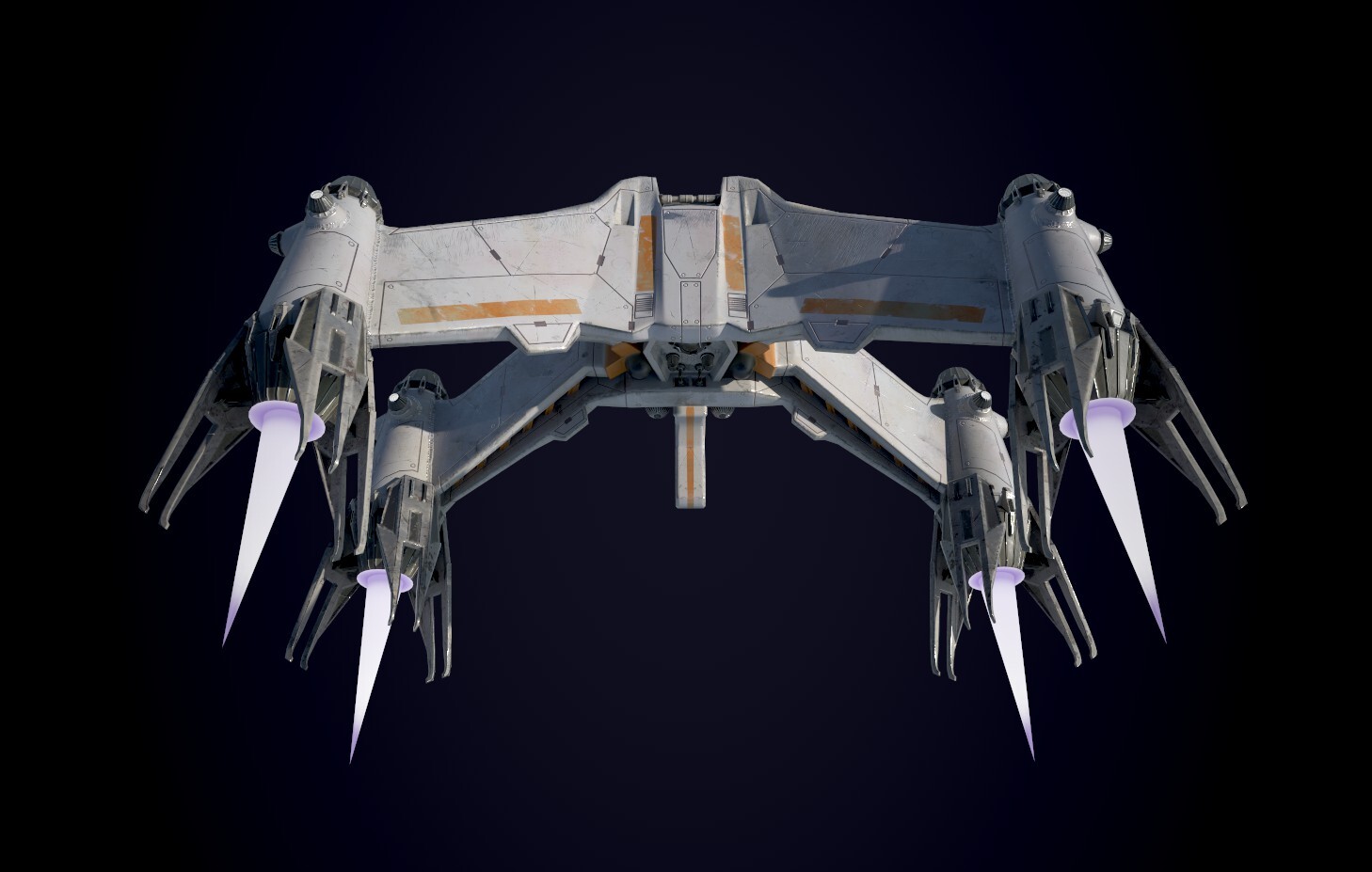 A Babylon 5 Starfury fighter