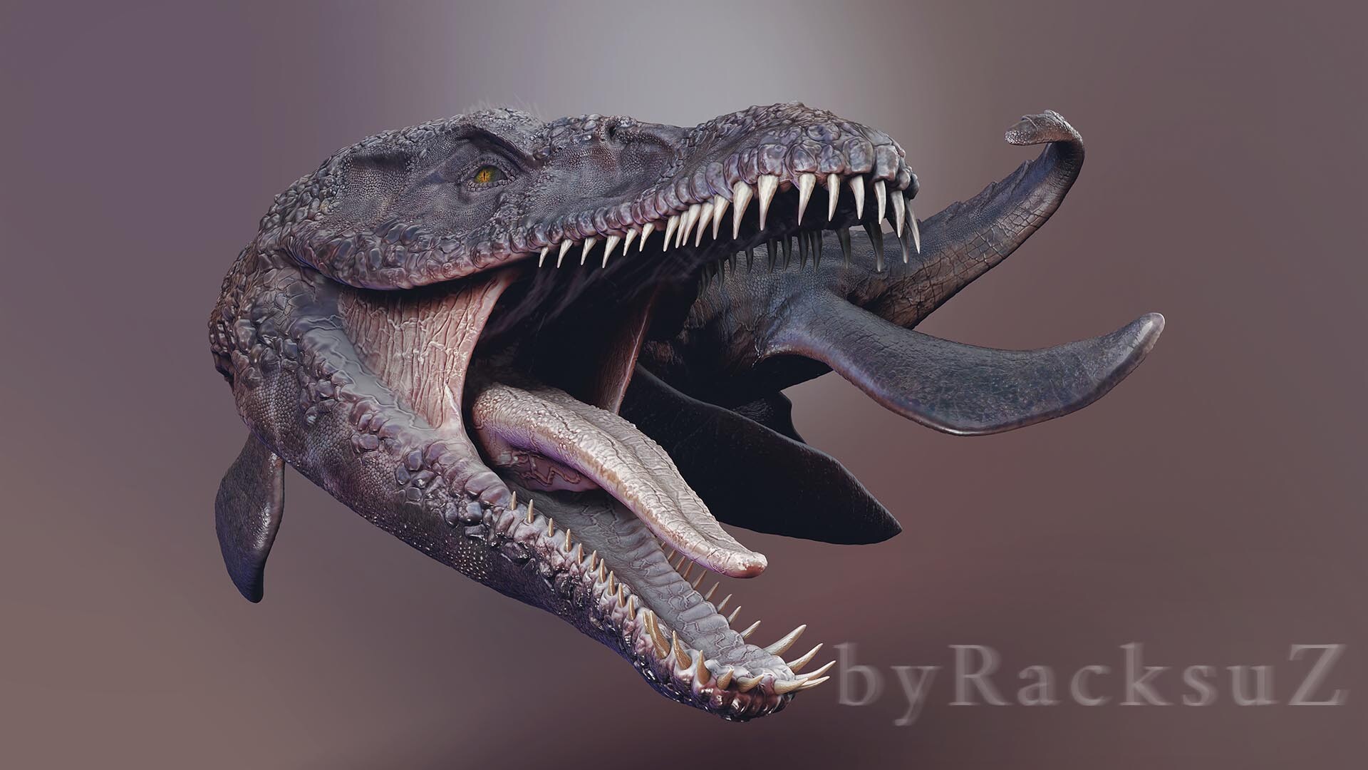 Artstation Predator X Pliosaurus Funkei Sea Monsters