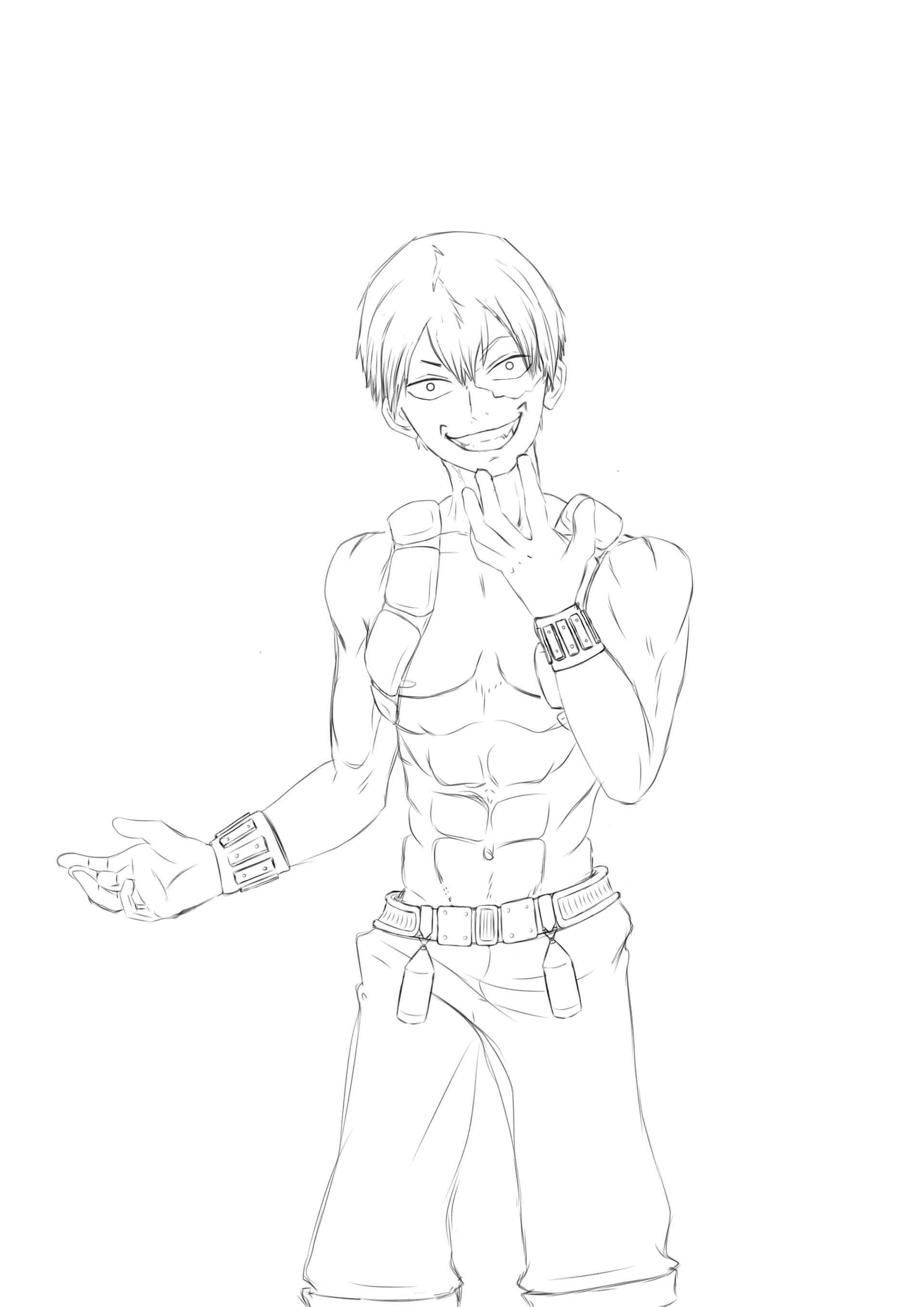 ArtStation Todoroki Evil Shoto