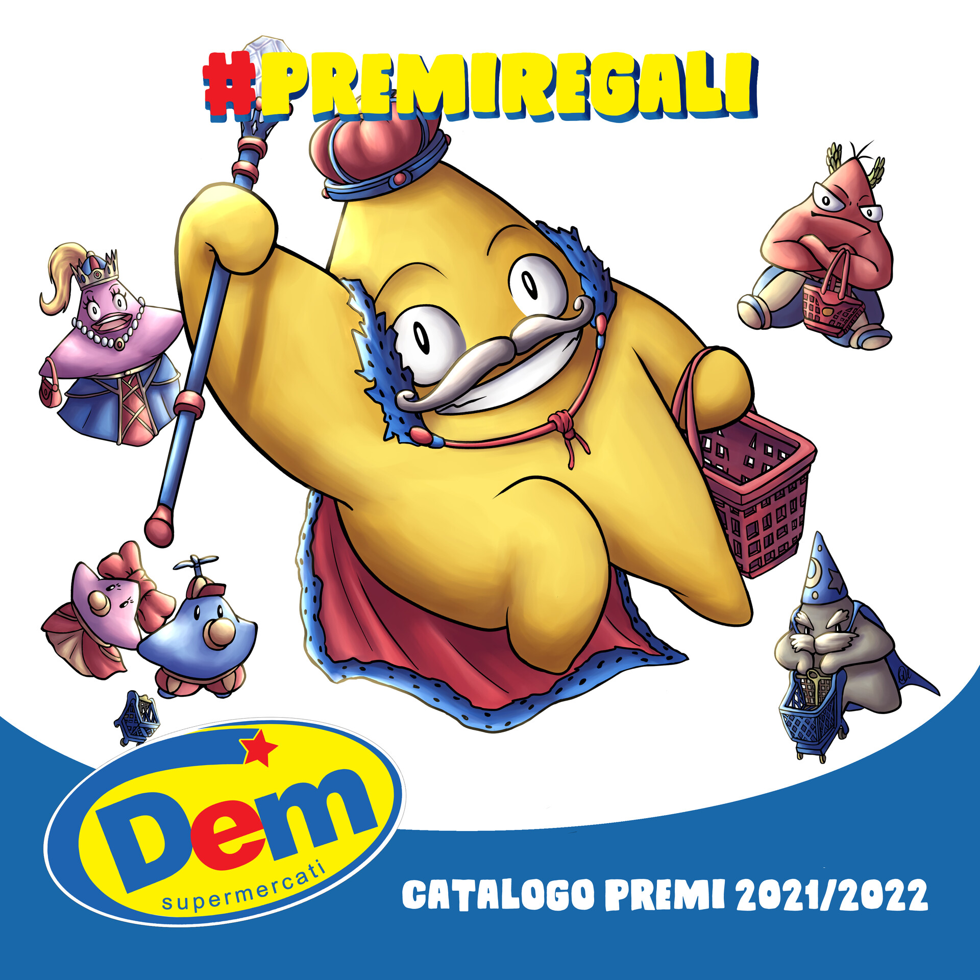 ArtStation Dem Supermercati Contest Cover for Rewards Catalog 2021/2022