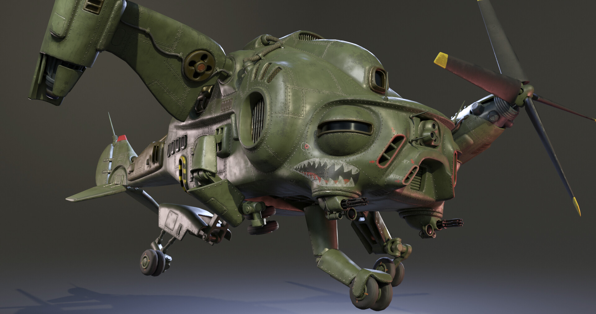 Artstation vertibird from the fallout series