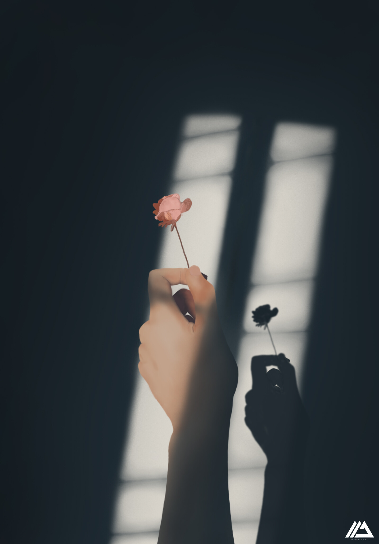ArtStation - Aesthetic backgrounds hand pictures_Drawing