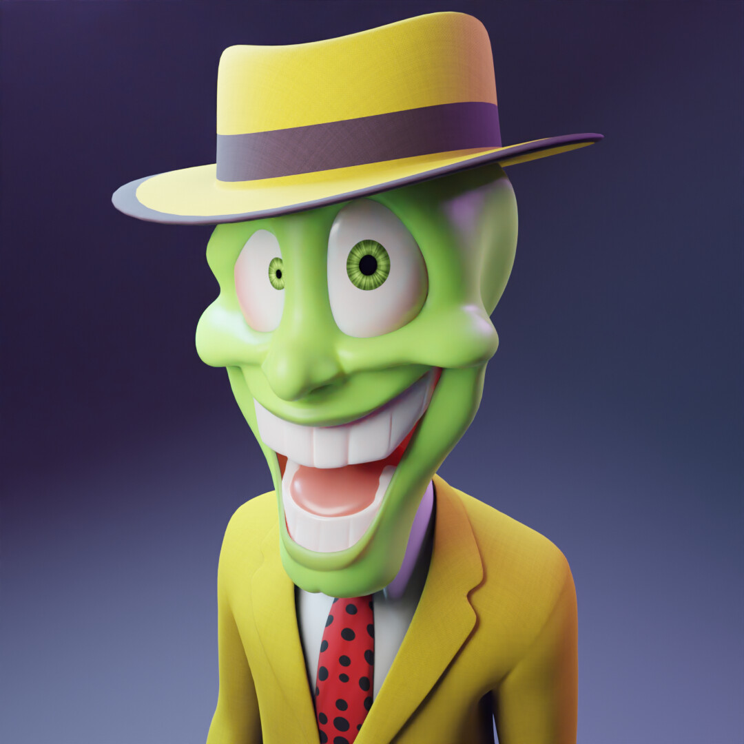 ArtStation - The Mask (Caricature Bust)