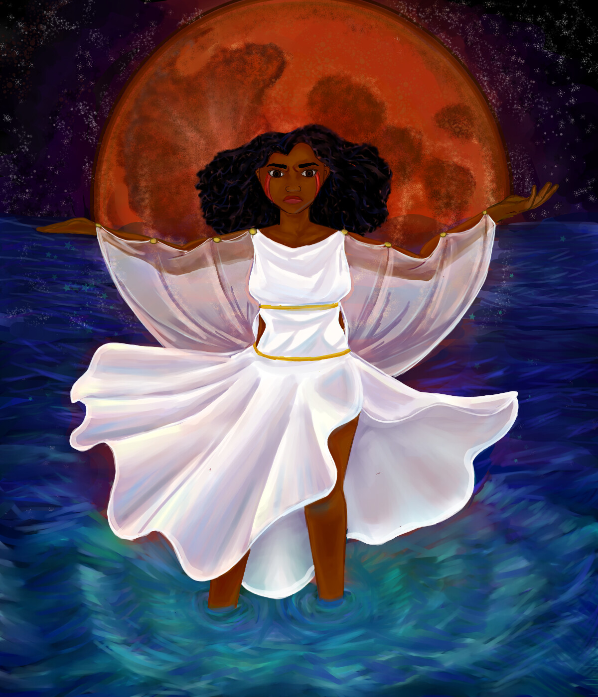 ArtStation - Moon Goddess