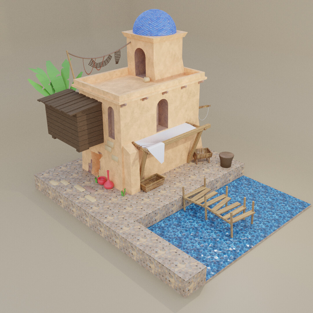 ArtStation - Stylized Architecture