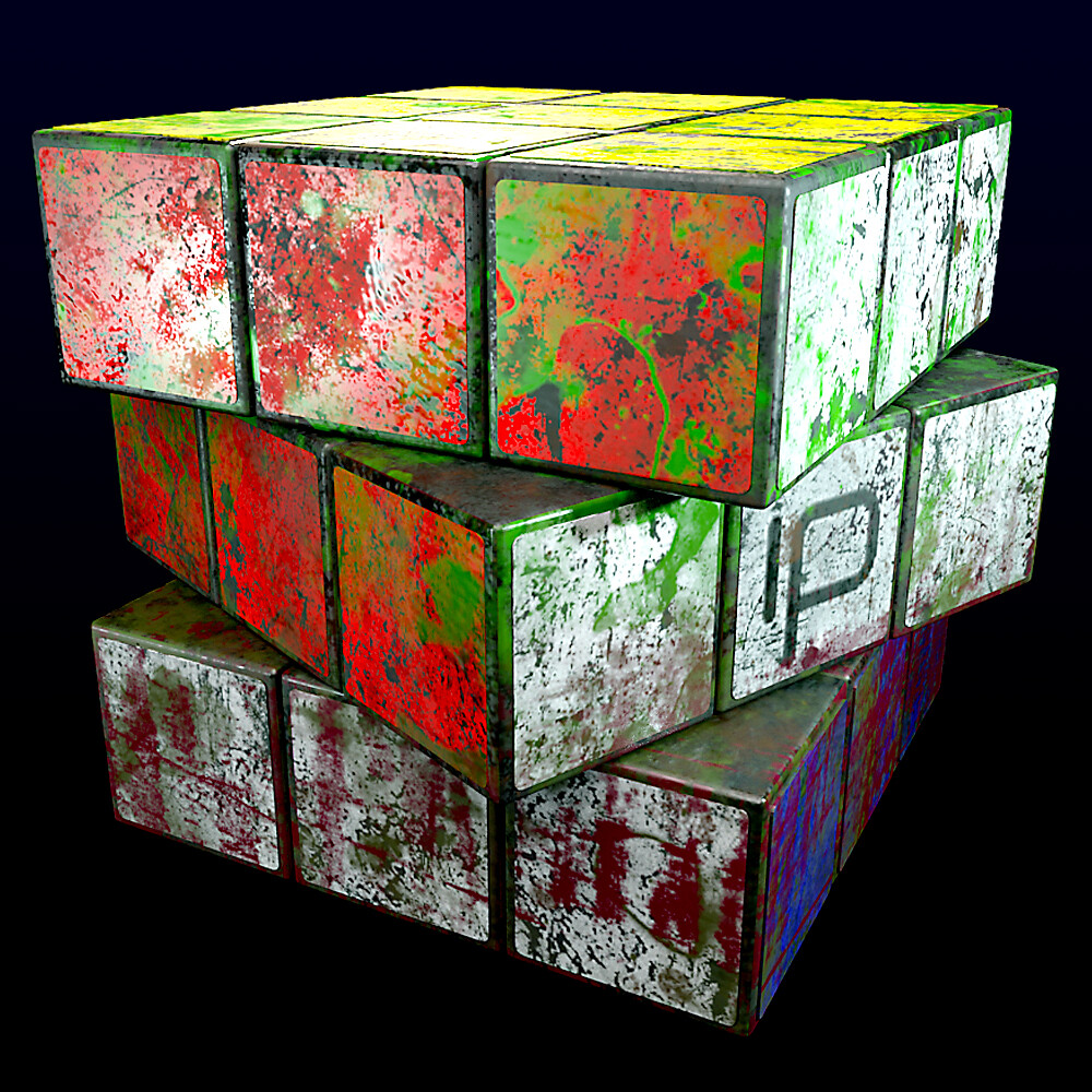 Ratty Rubik's Cube by Industrial Punk