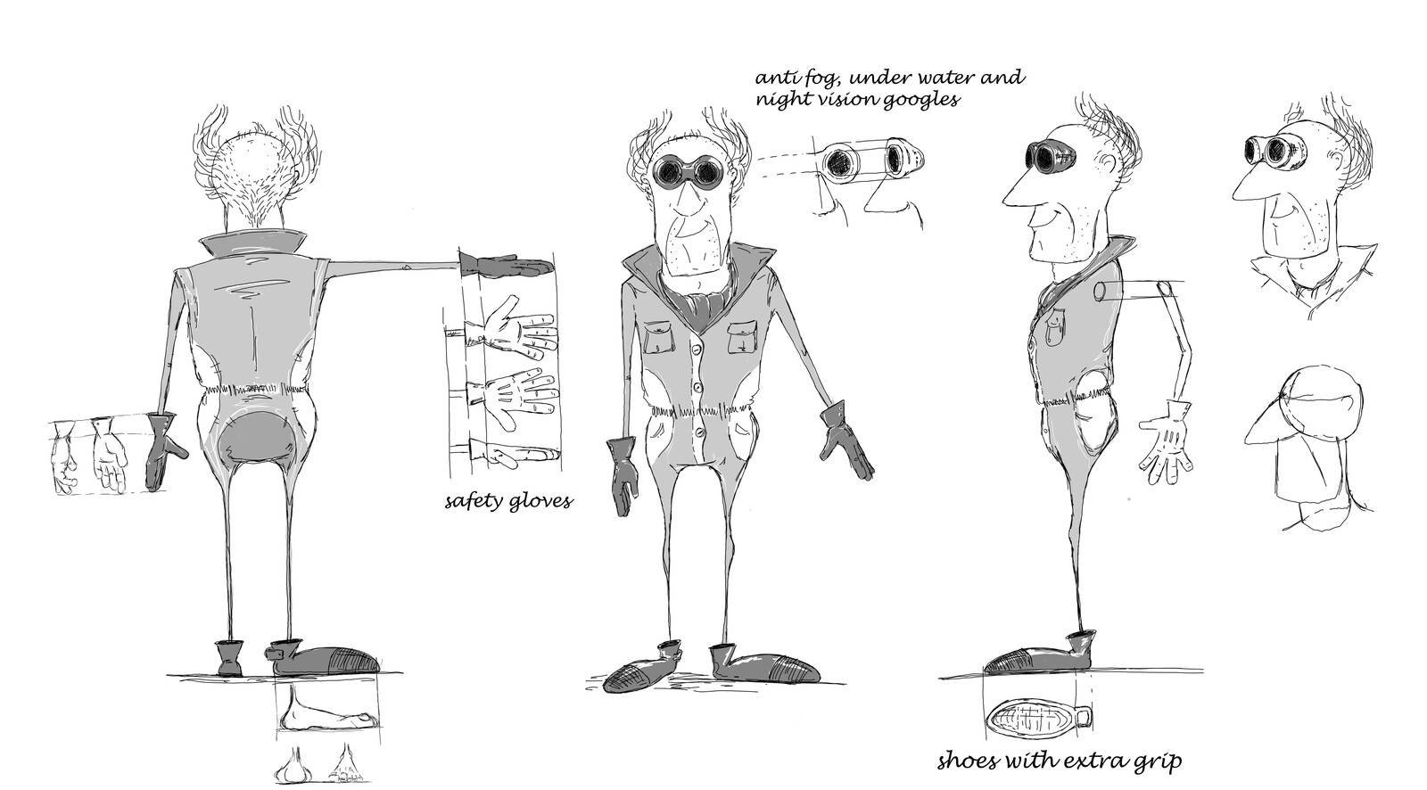 Final concept, orthographic view