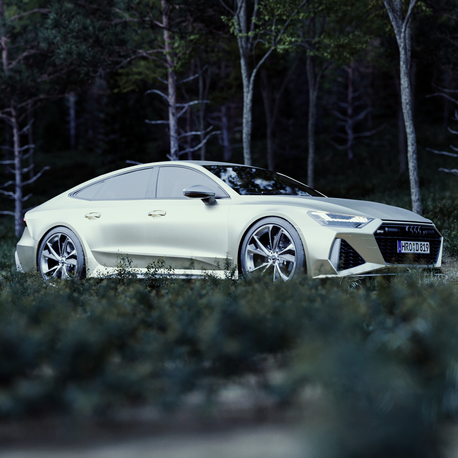 ArtStation - Audi RS7 sport back 2020