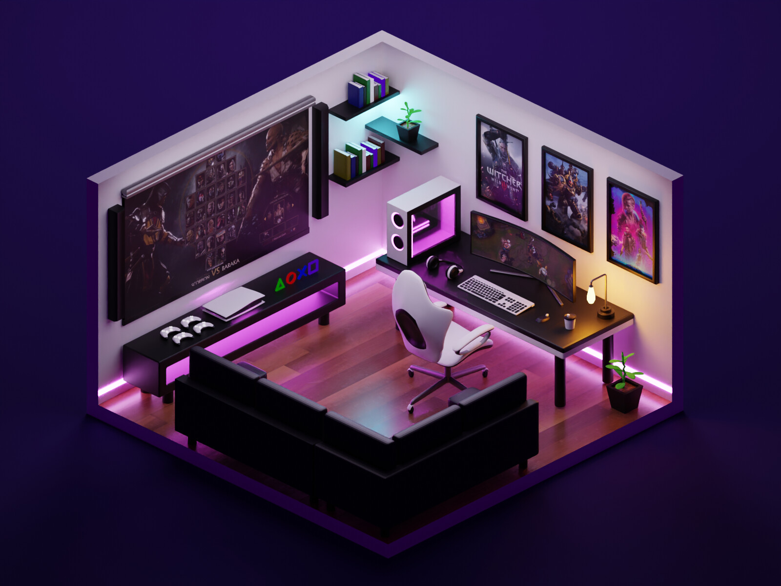 ArtStation - Gaming Room