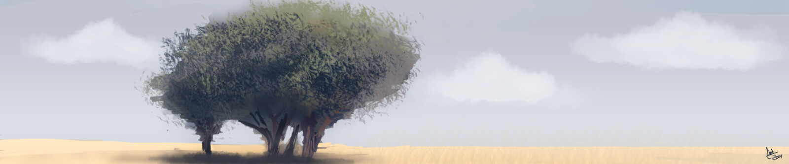Learning about negative space and simplicity, from 2014.