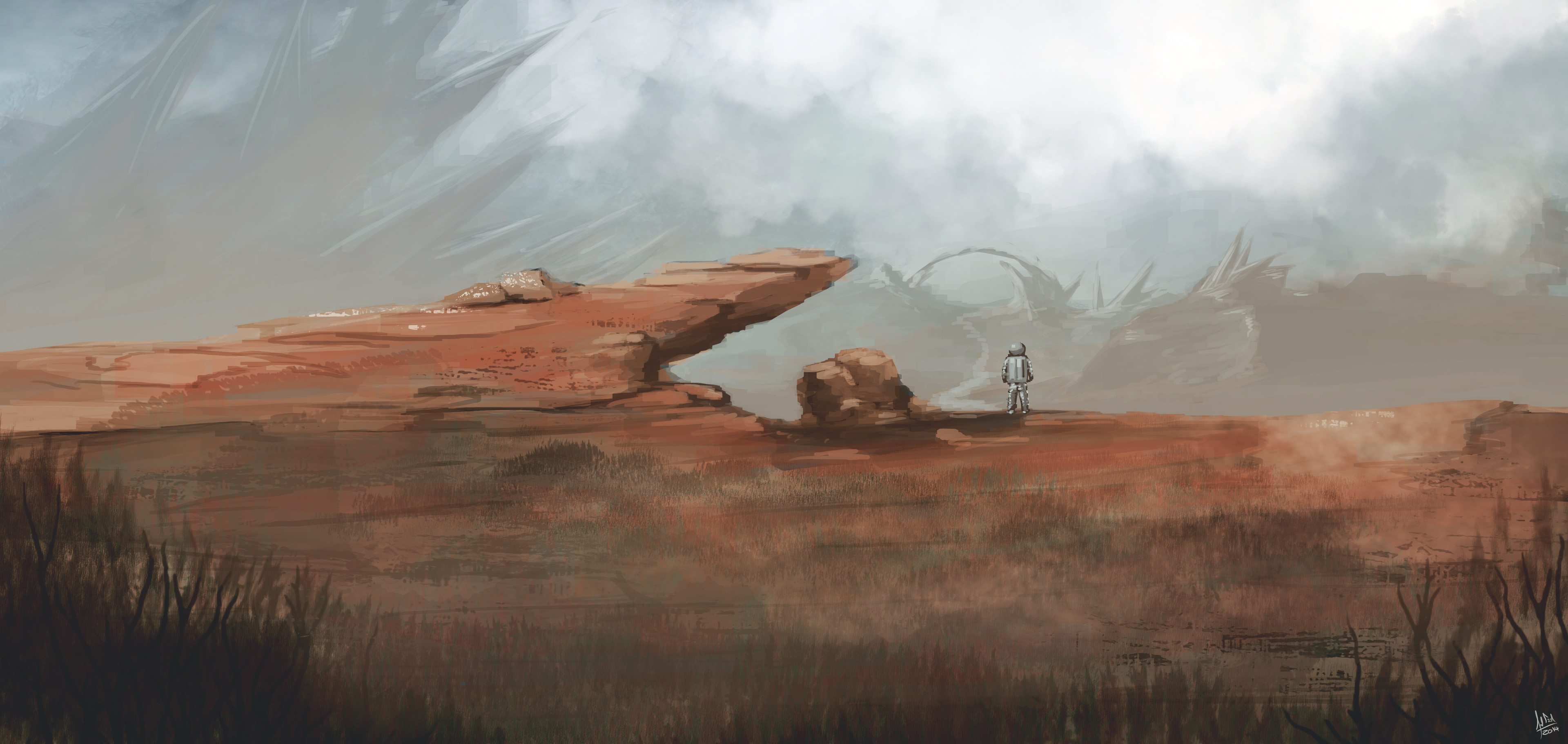 Simplistic scifi concept from 2014.