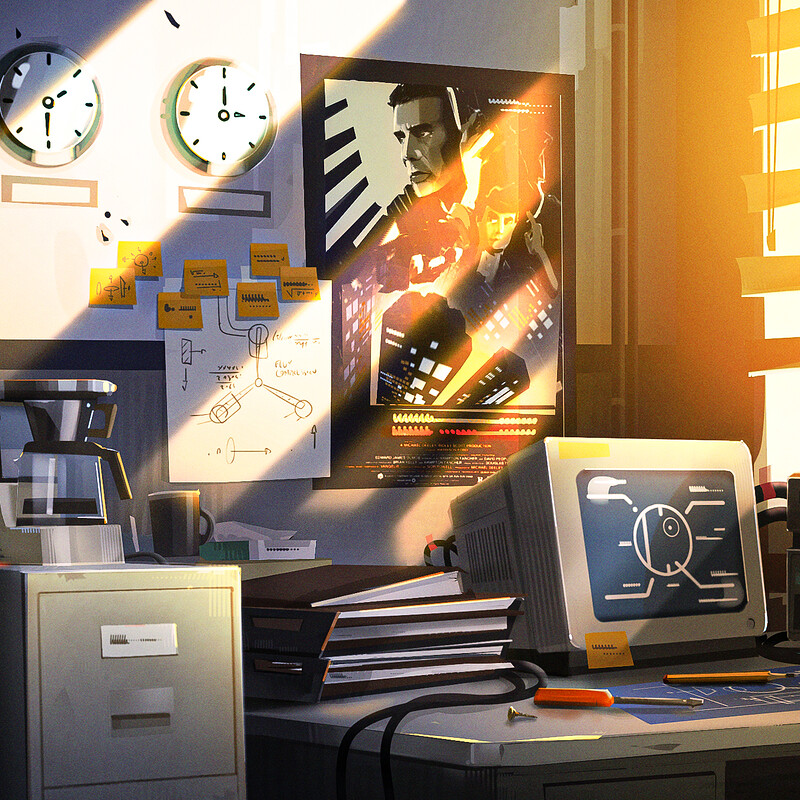 detective Office 90's