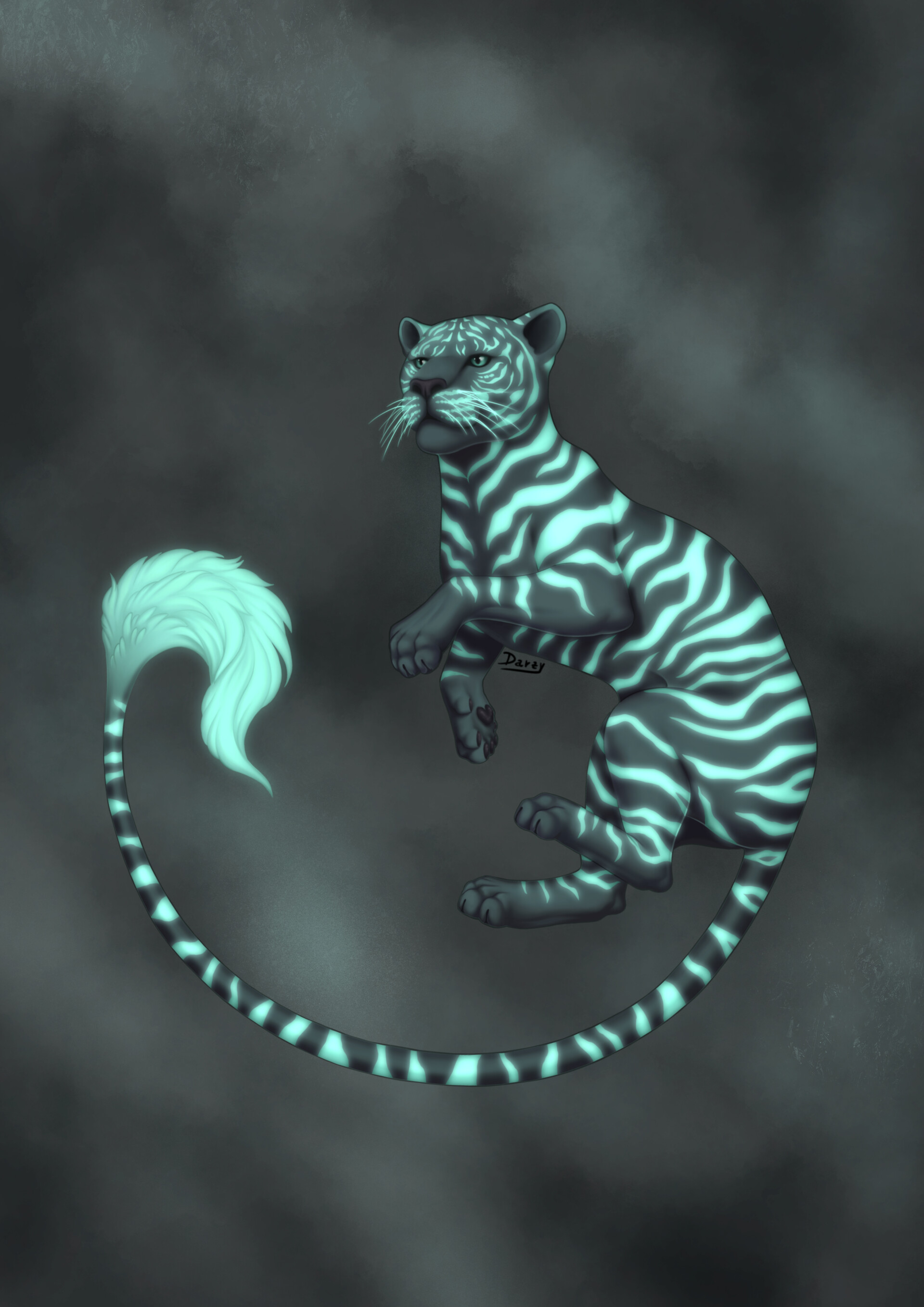 ArtStation - Lightning tiger