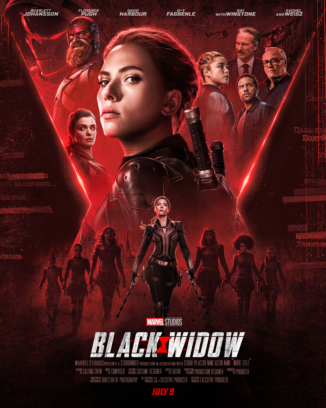 ArtStation - Black Widow movie poster , Rahal Nejraoui