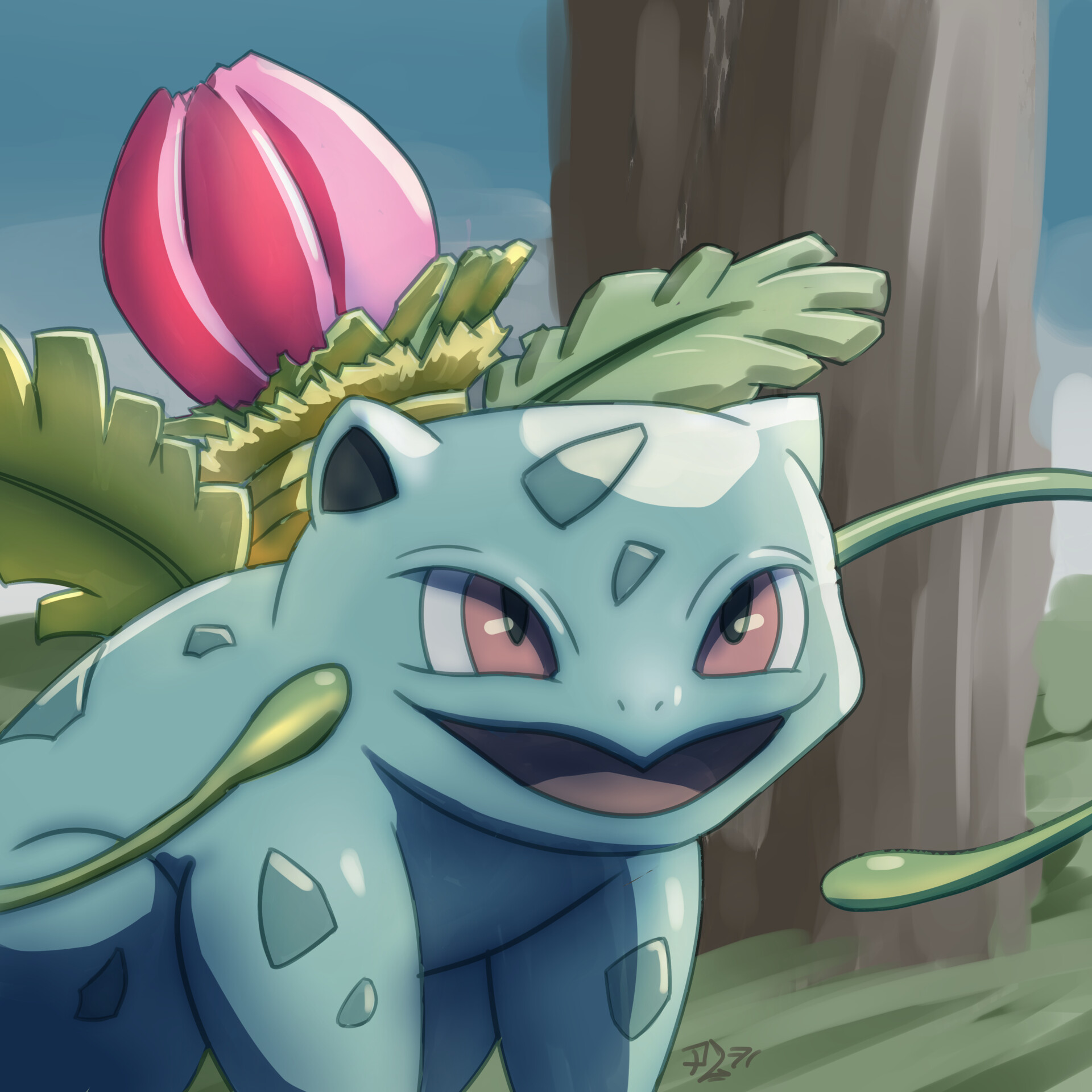 ArtStation Ivysaur