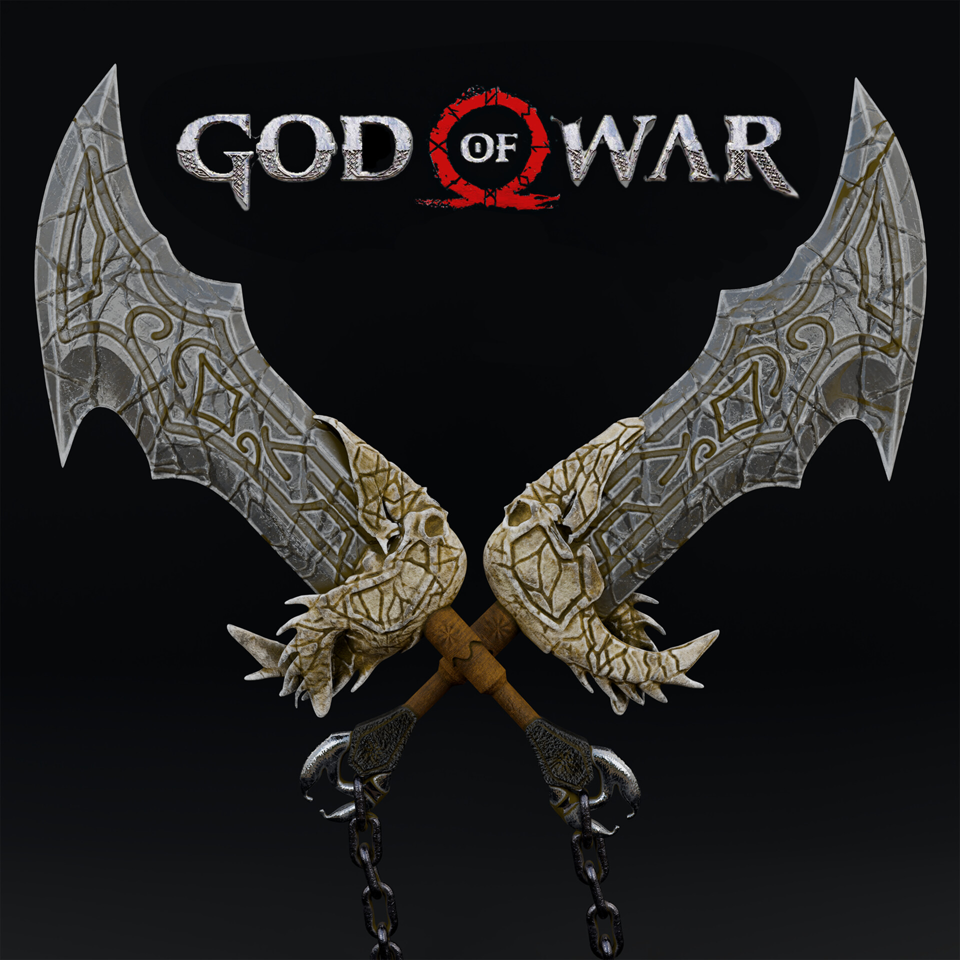 ArtStation "Blades of Chaos" Fanart