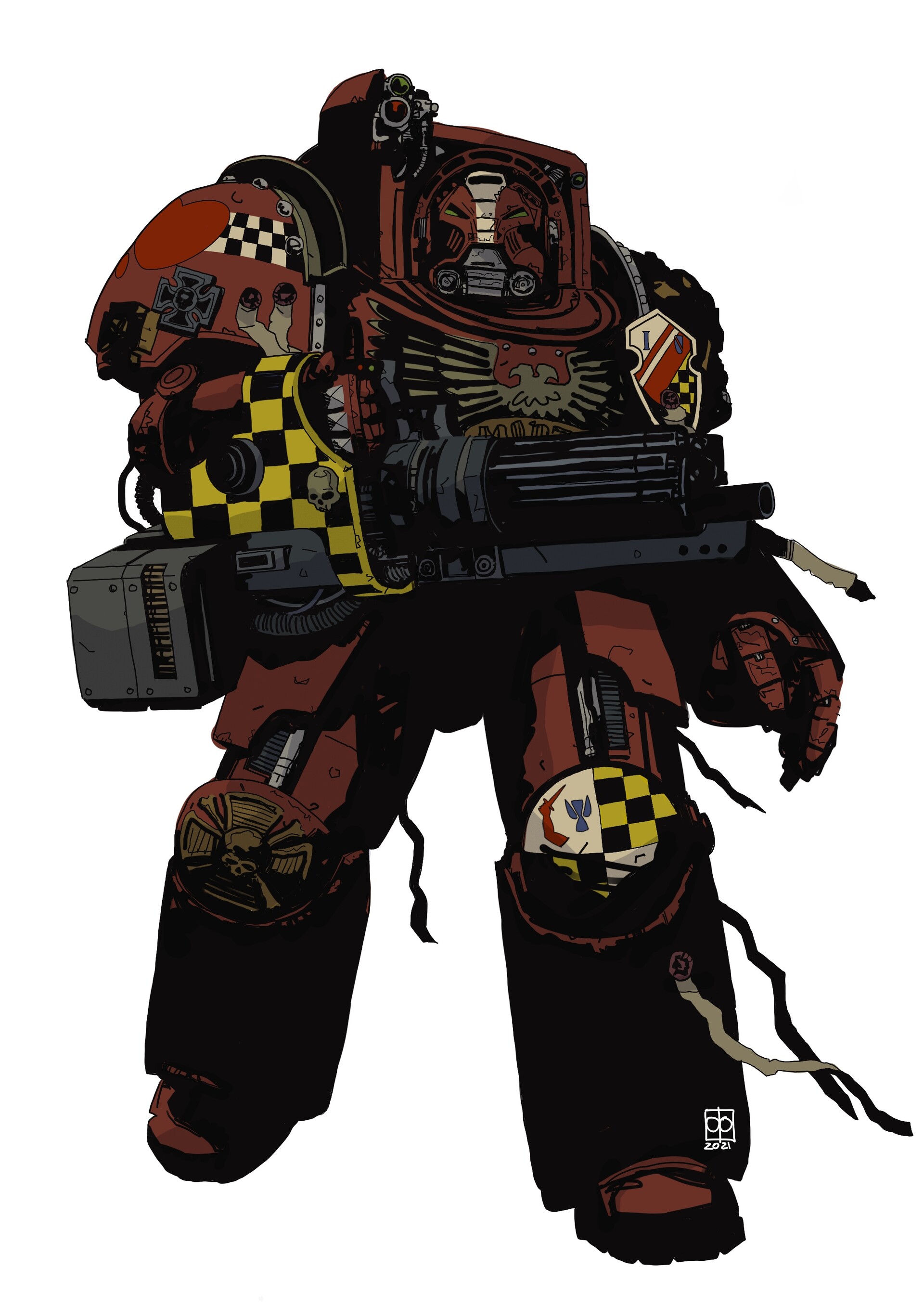 Daniel Irwin - Lamenters Chapter Space Marine in Terminator Armour ...