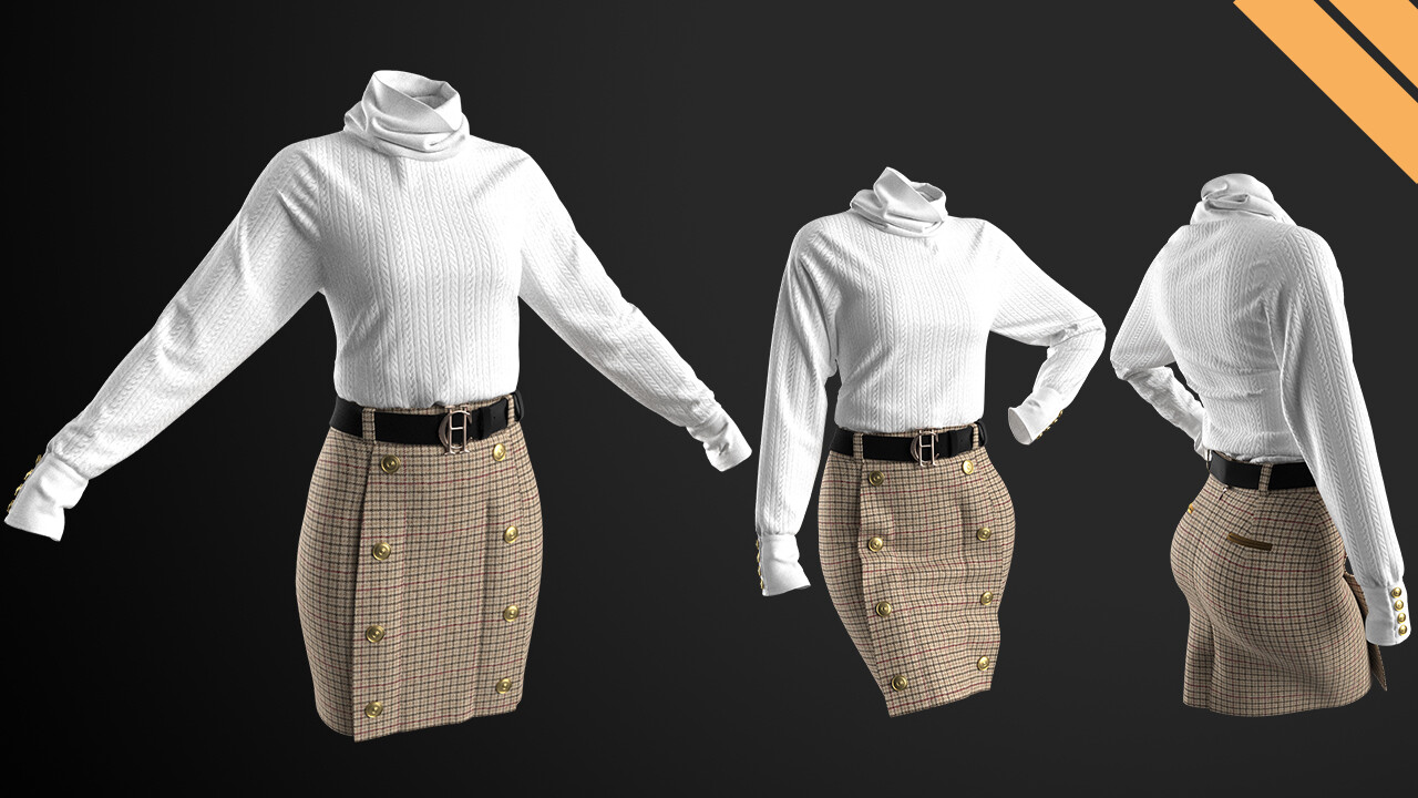 Black pencil skirt outfit 3d discount