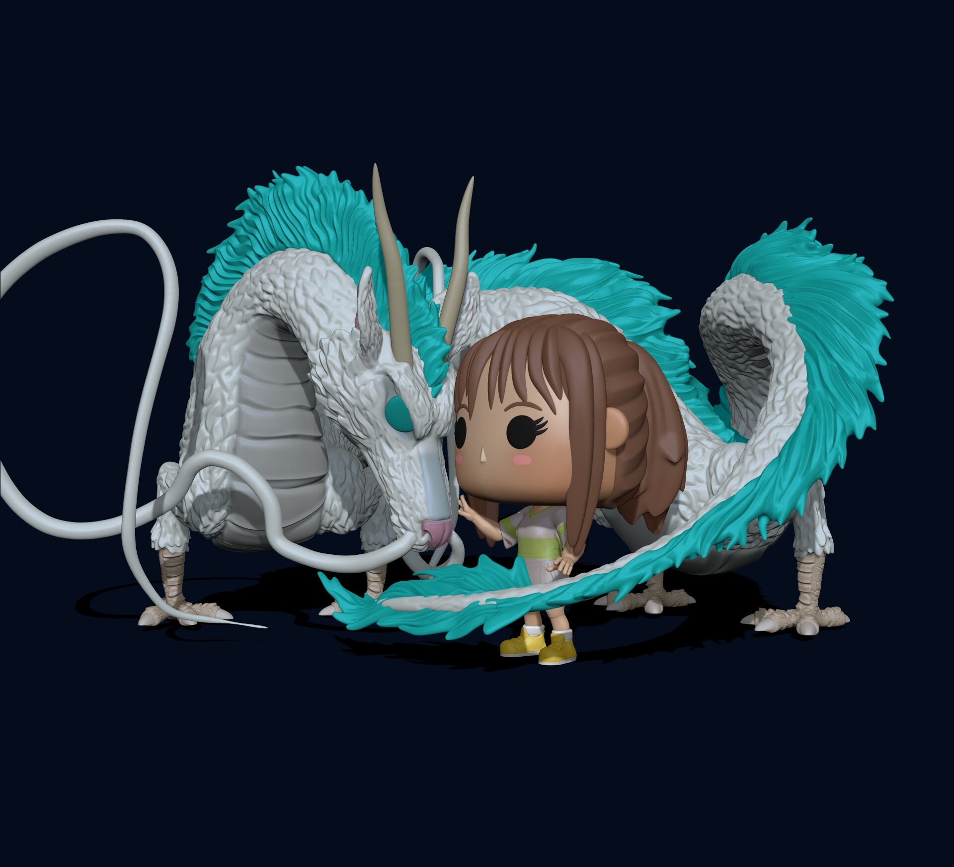 Gledson Oliveira - Spirited Away - Chihiro & Haku Funko Pop