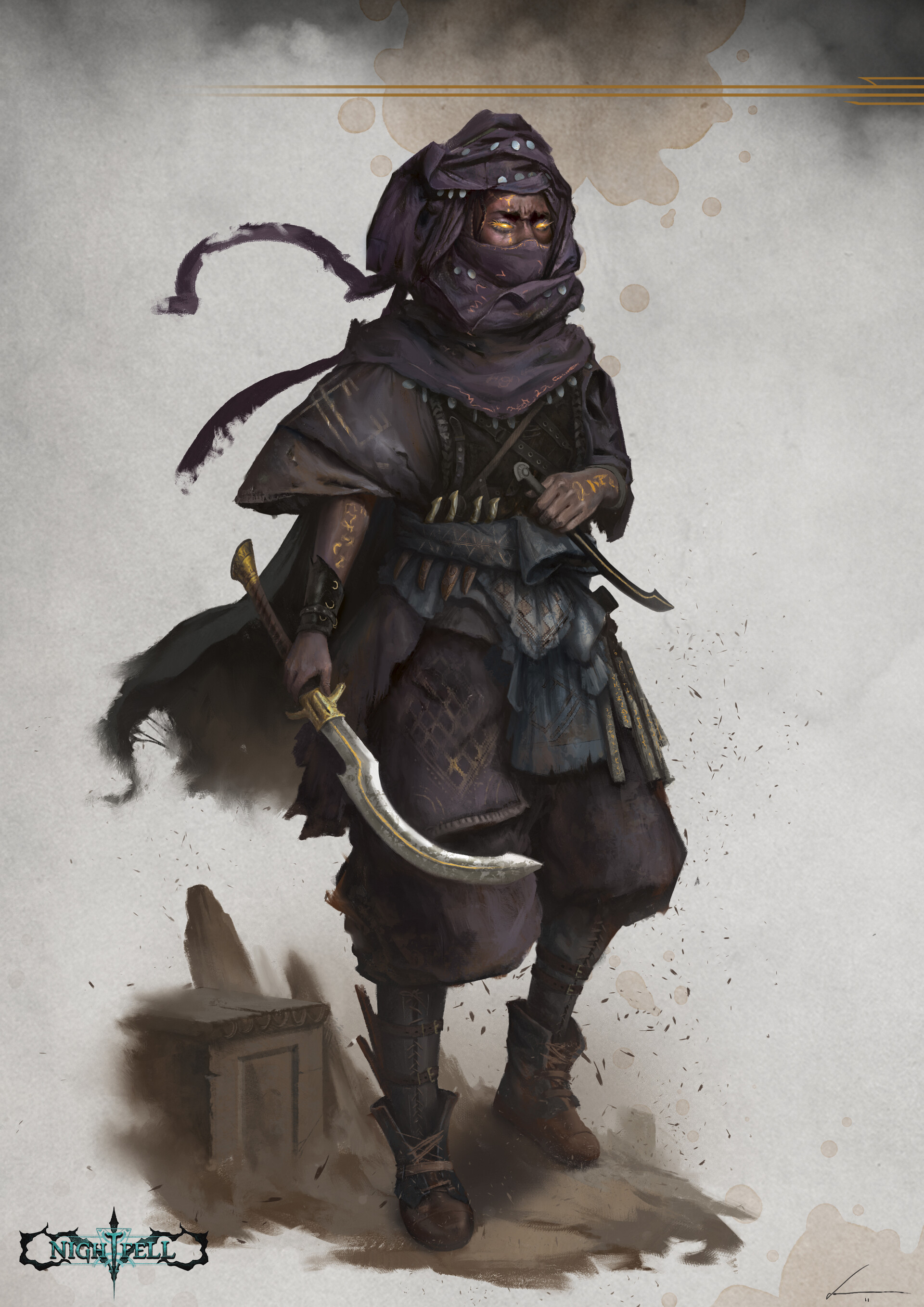 ArtStation - Assassina Ishdrim, image size:1920x2716