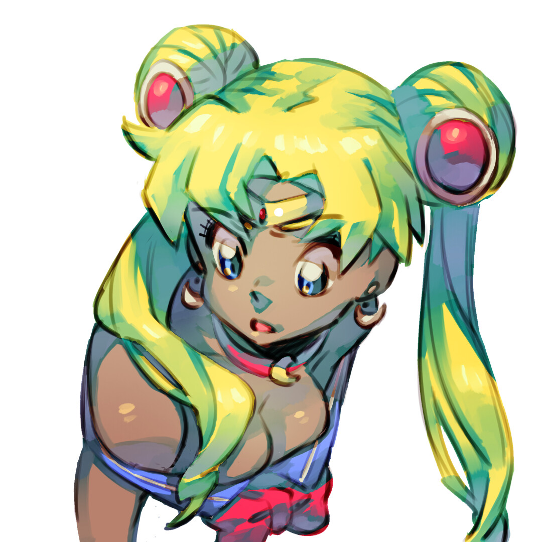 "Sailor Moon" fanart.