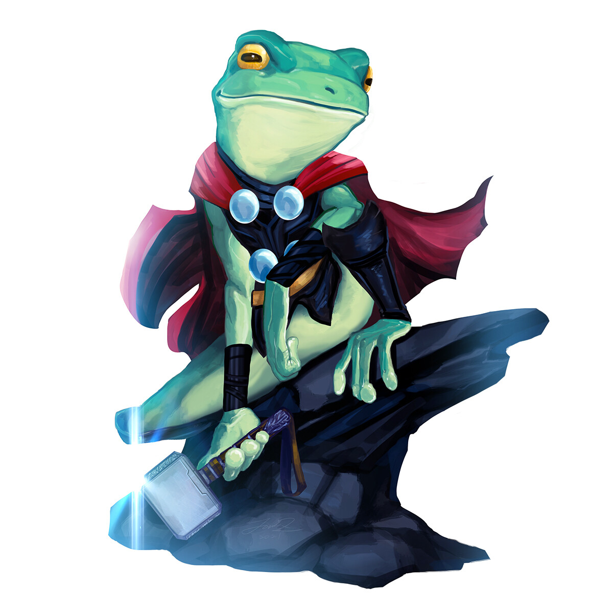 lego frog thor