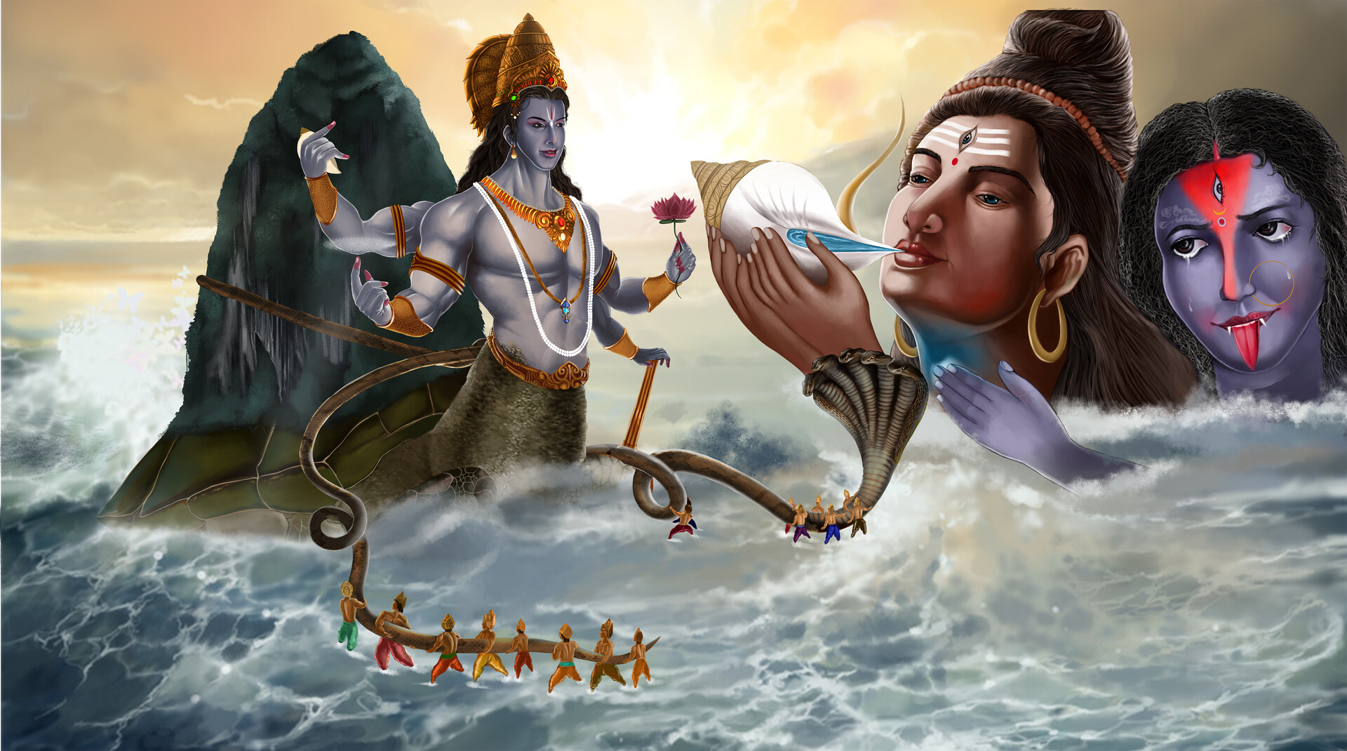 The Kurma Avatar of Lord Vishnu  rhinduism