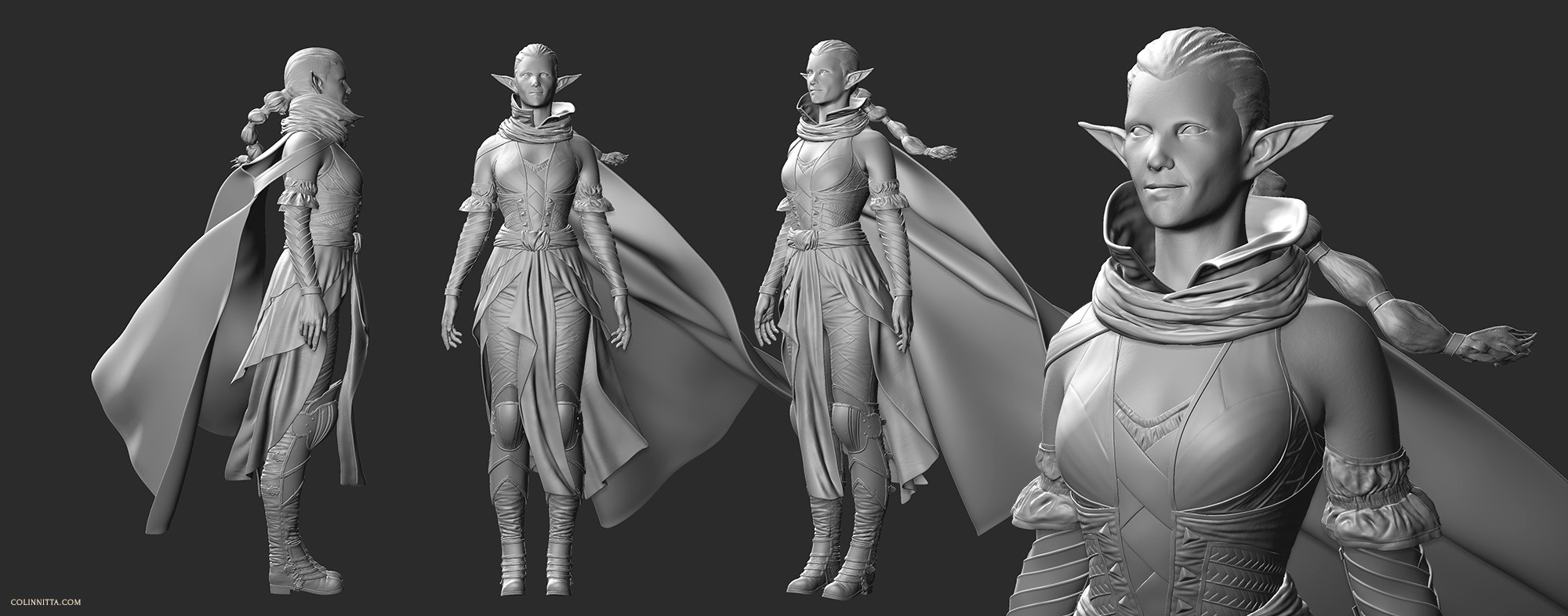 ZBrush high poly.