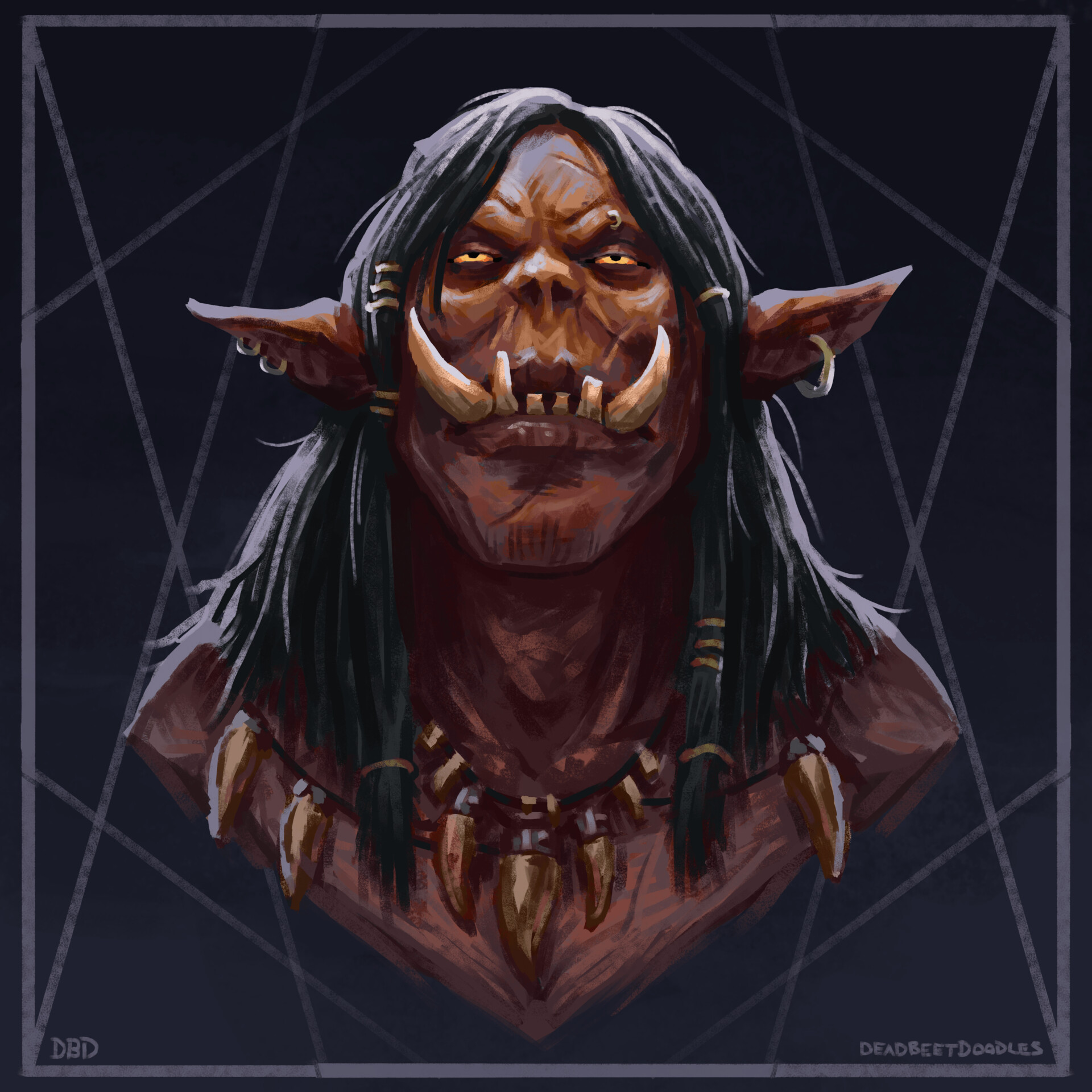 ArtStation Blood Orc Digital Painting