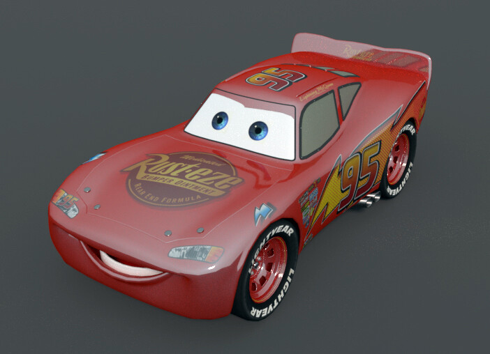 Lightning mcqueen 3d deals