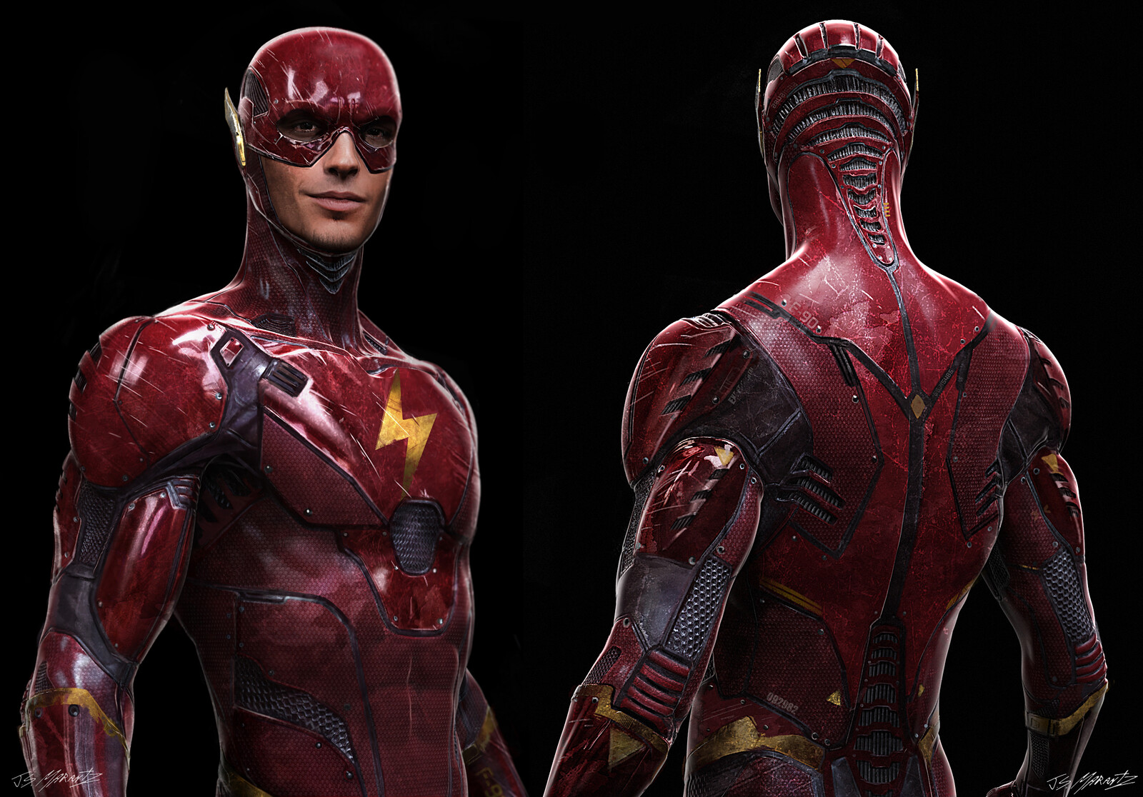 Flash Concept art For BvS and Justice League