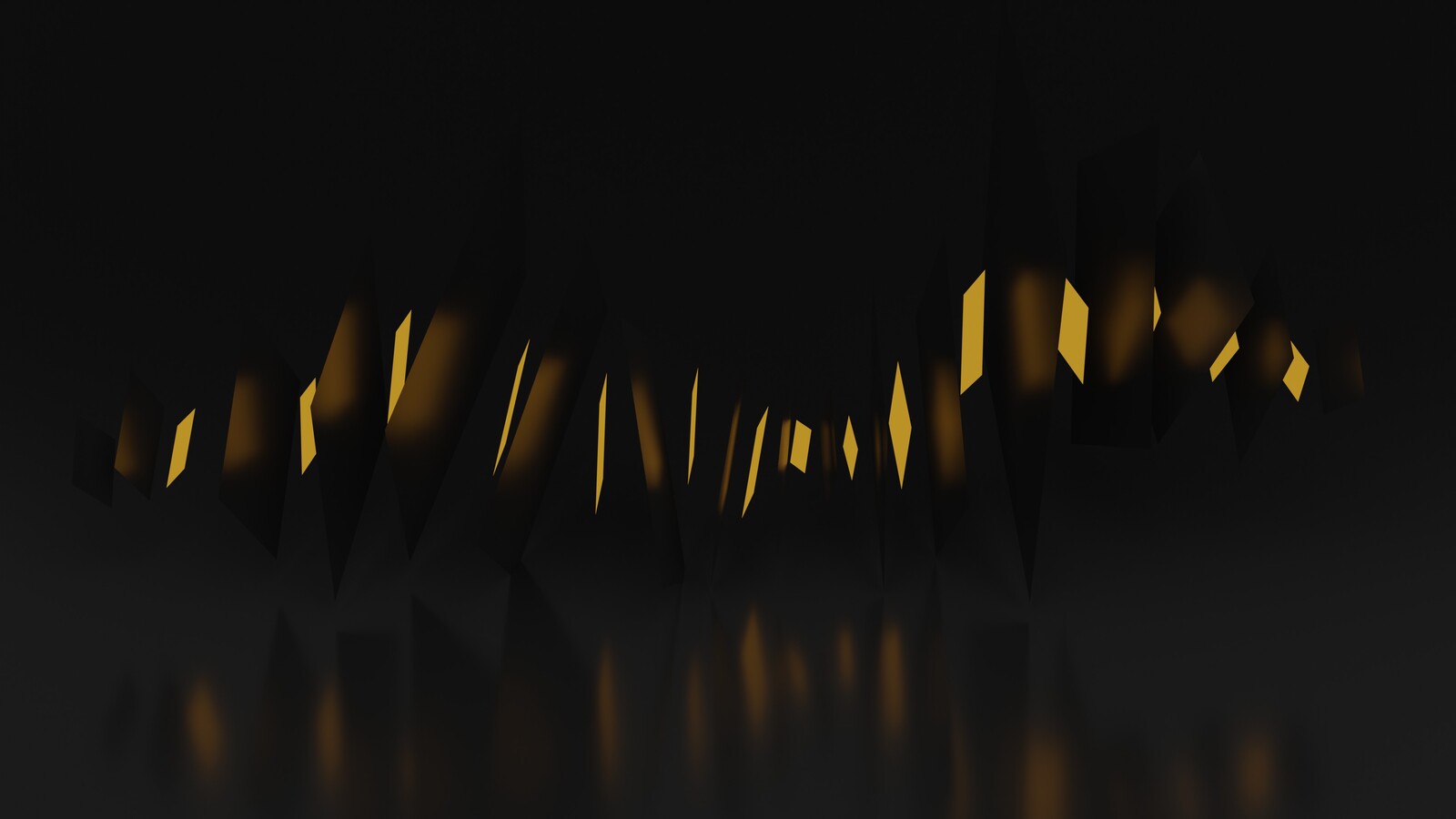 every light-emitting plane has a contribution to making the image beautiful and abstract.