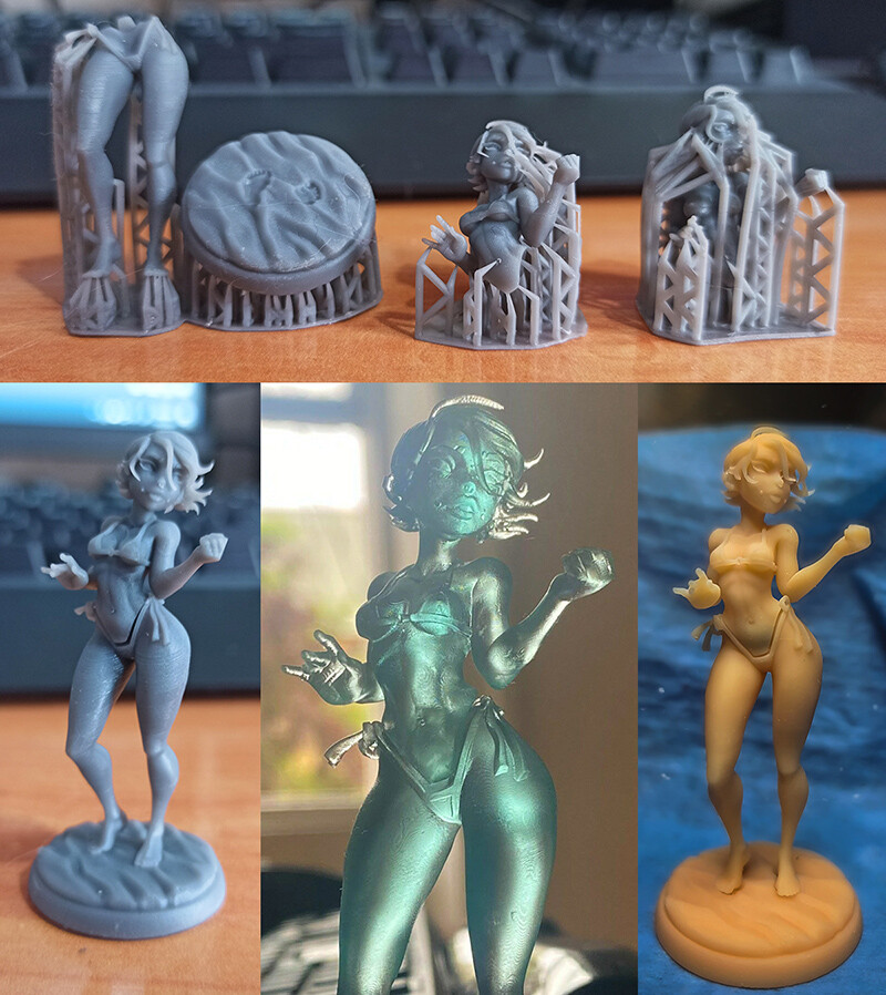 Some of the first prints of her. :)