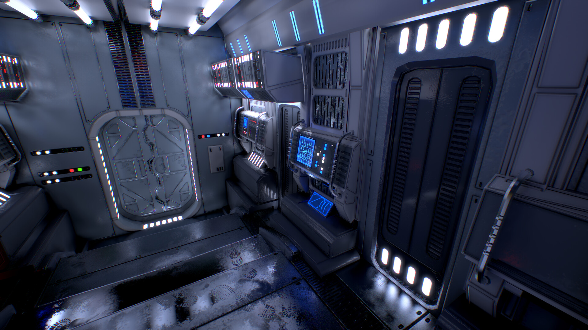 ArtStation Space Ship Interior Empire Style