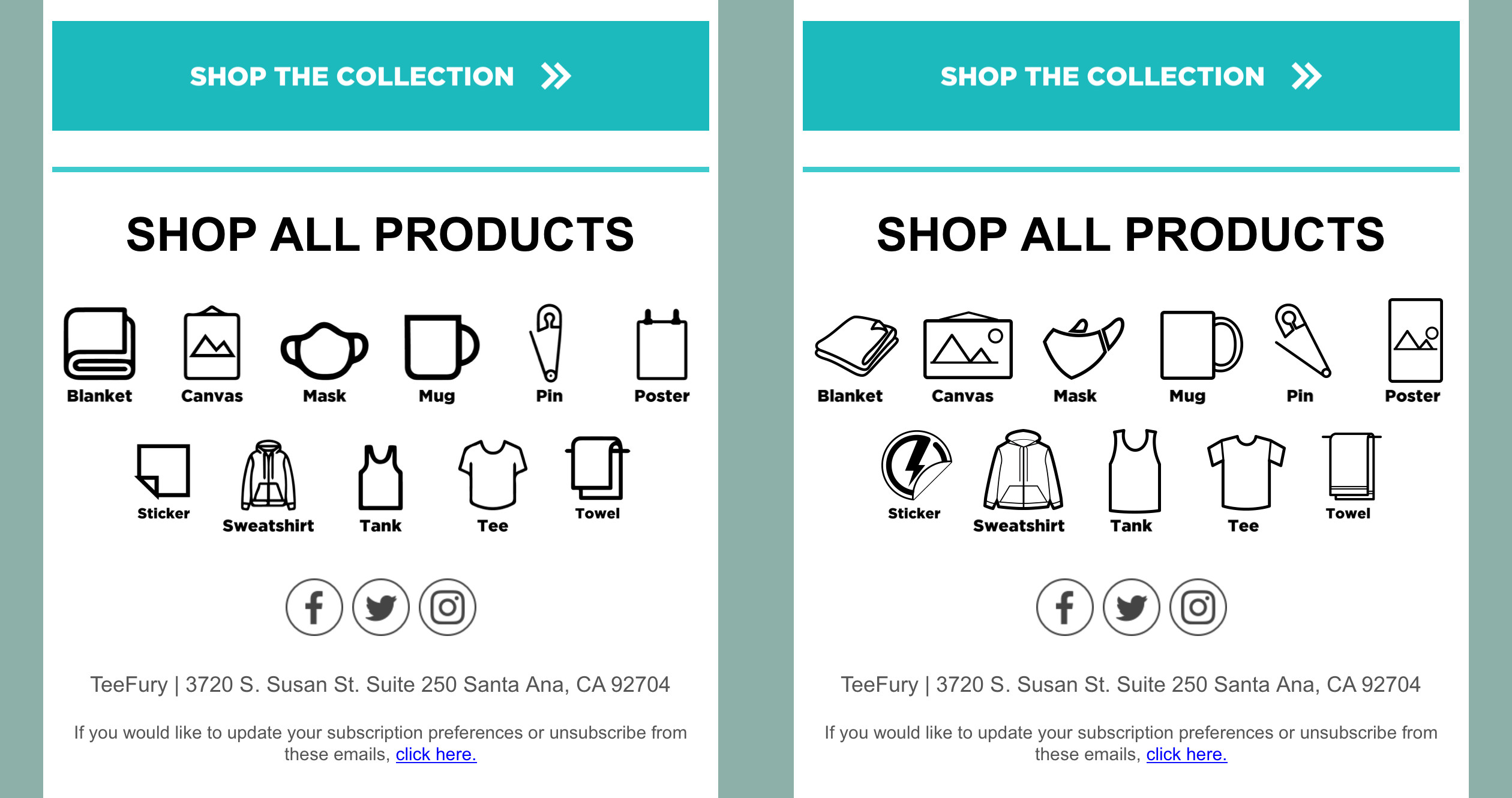 left: original icons
right: redesigned icons