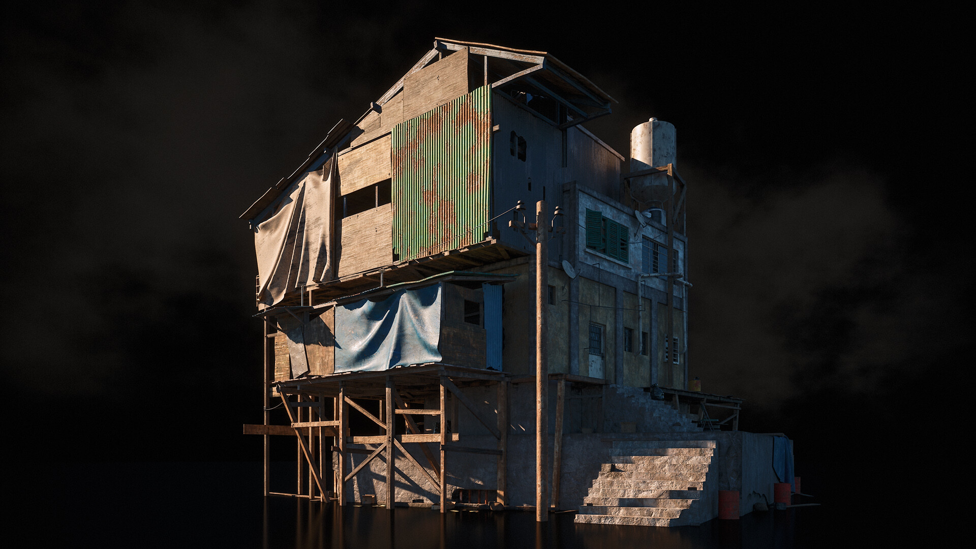 KitBash3D - FAVELAS - 3D ASSET KIT
