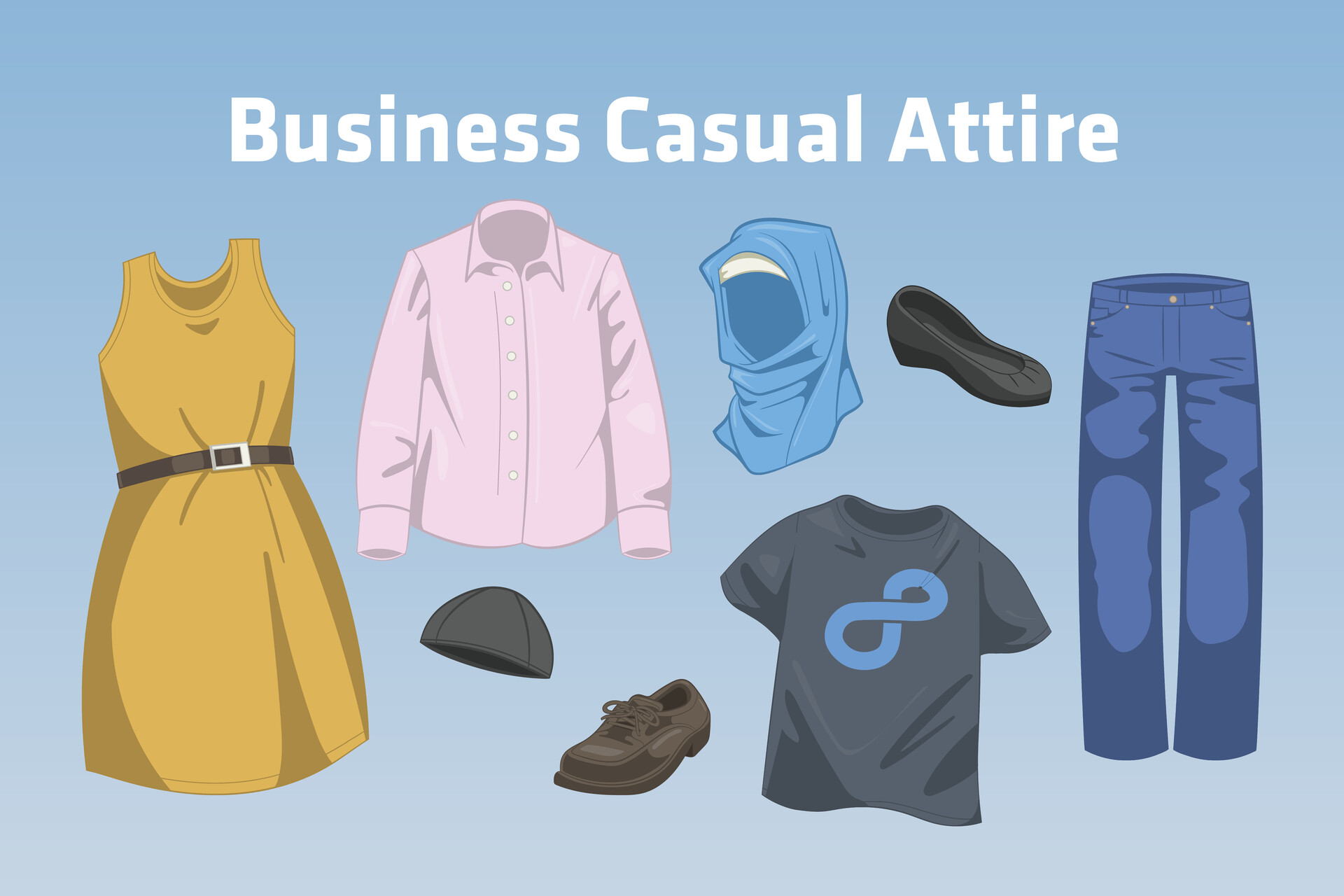 ArtStation Intern Handbook Dress Code Illustrations (2021)