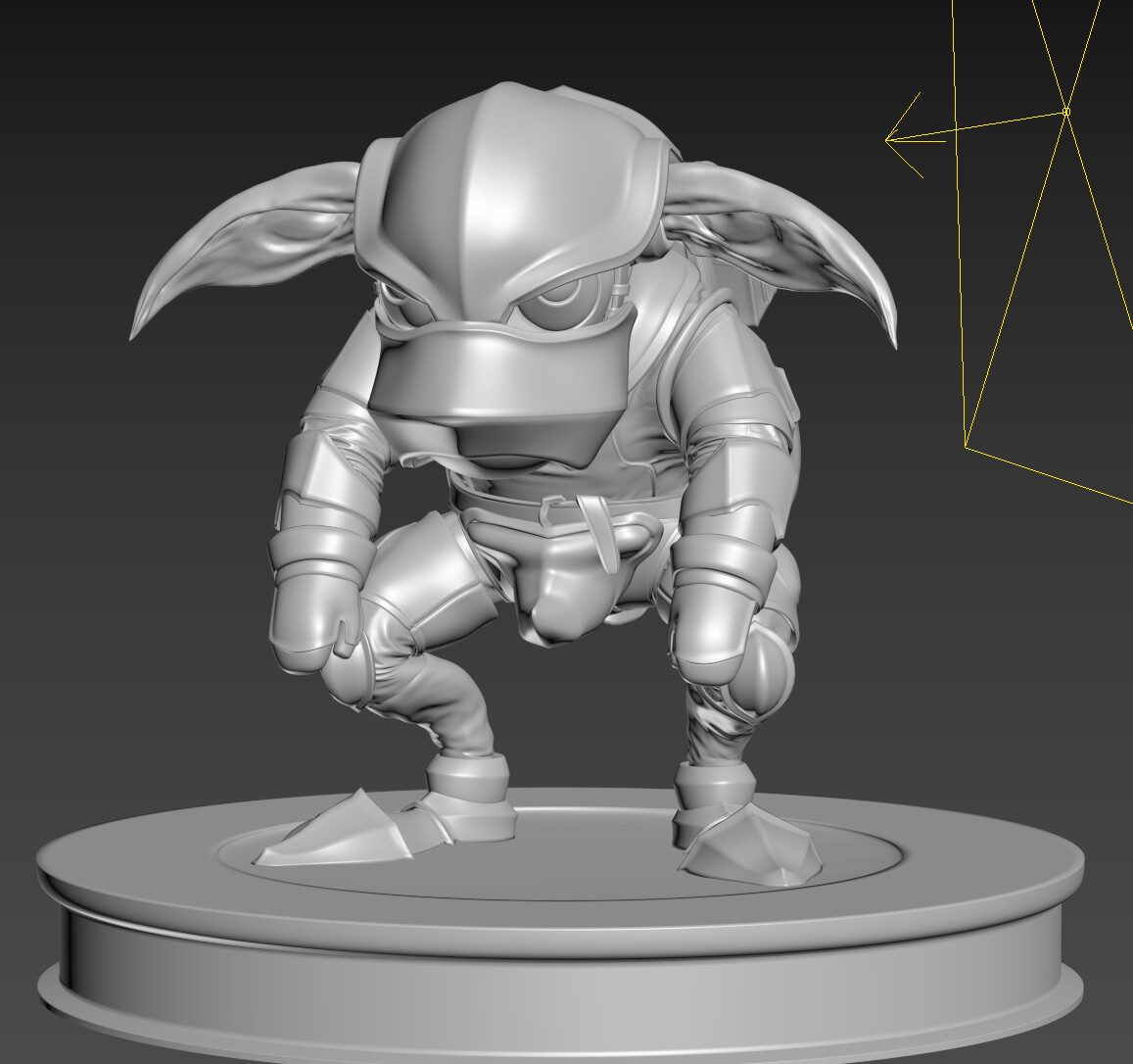 Joshua Faustino FFXI Fan Art Armored Goblin