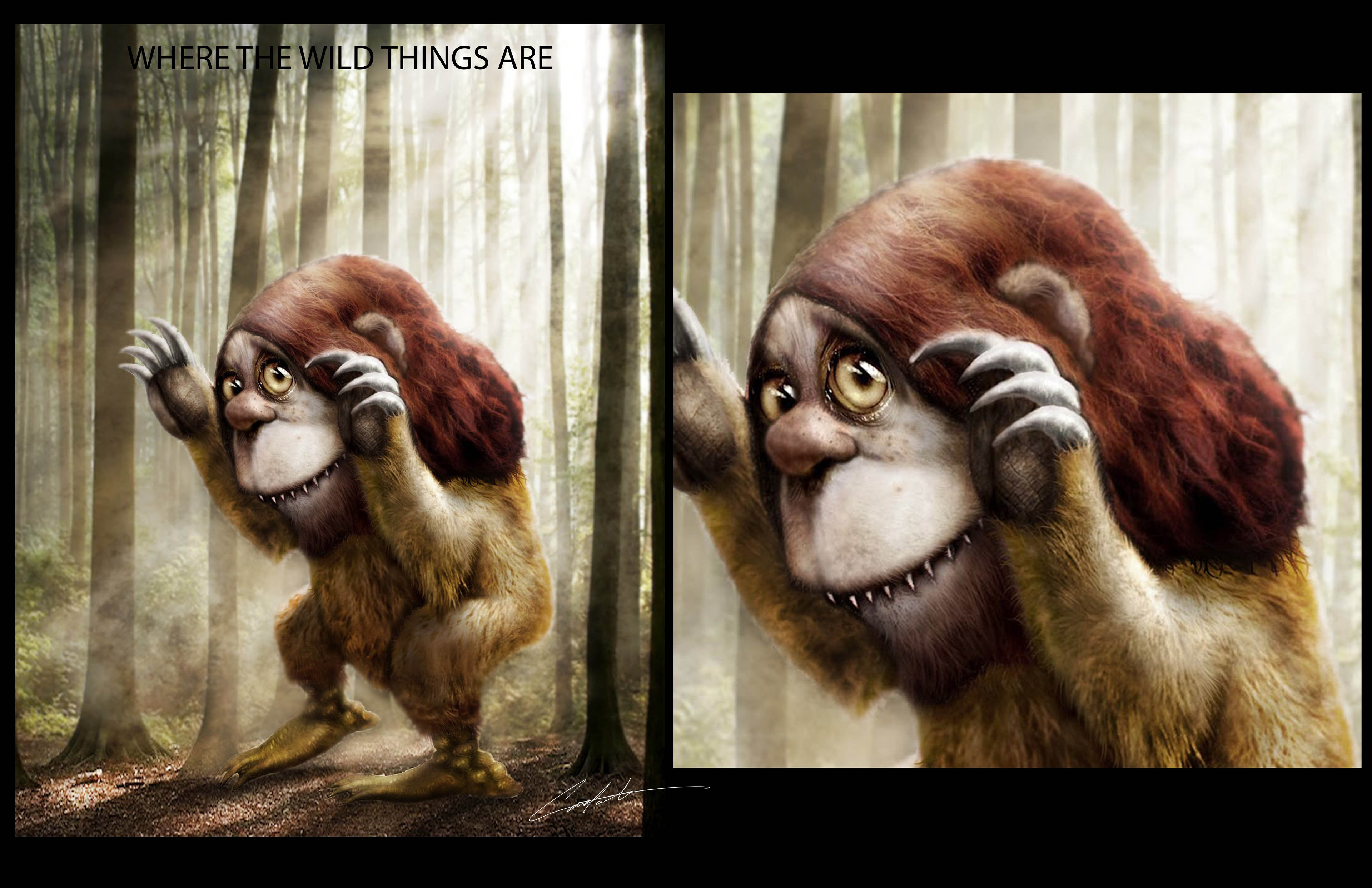 rehacer × WILD THINGS Where the Wild Things Are (2009) Original One-Sheet Movie