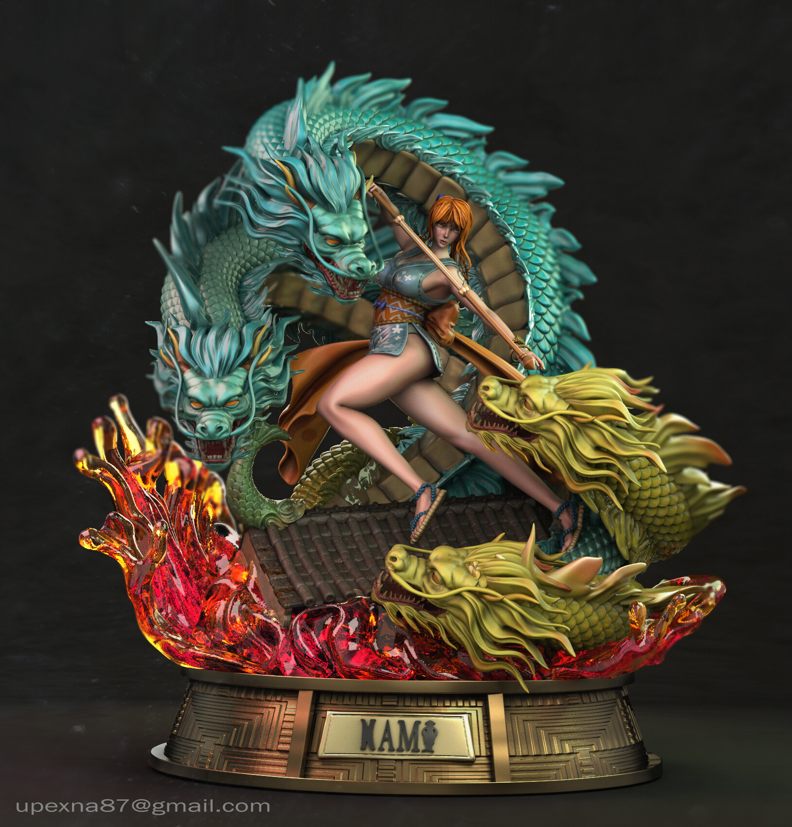 life size nami statue