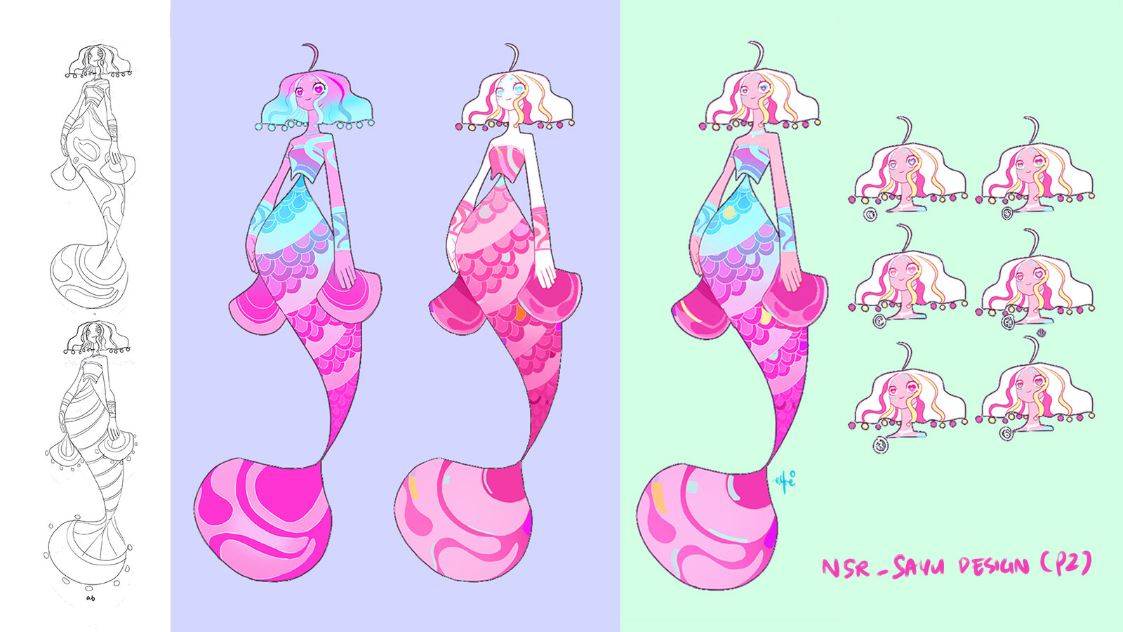 Sayu (digital idol) concept art
